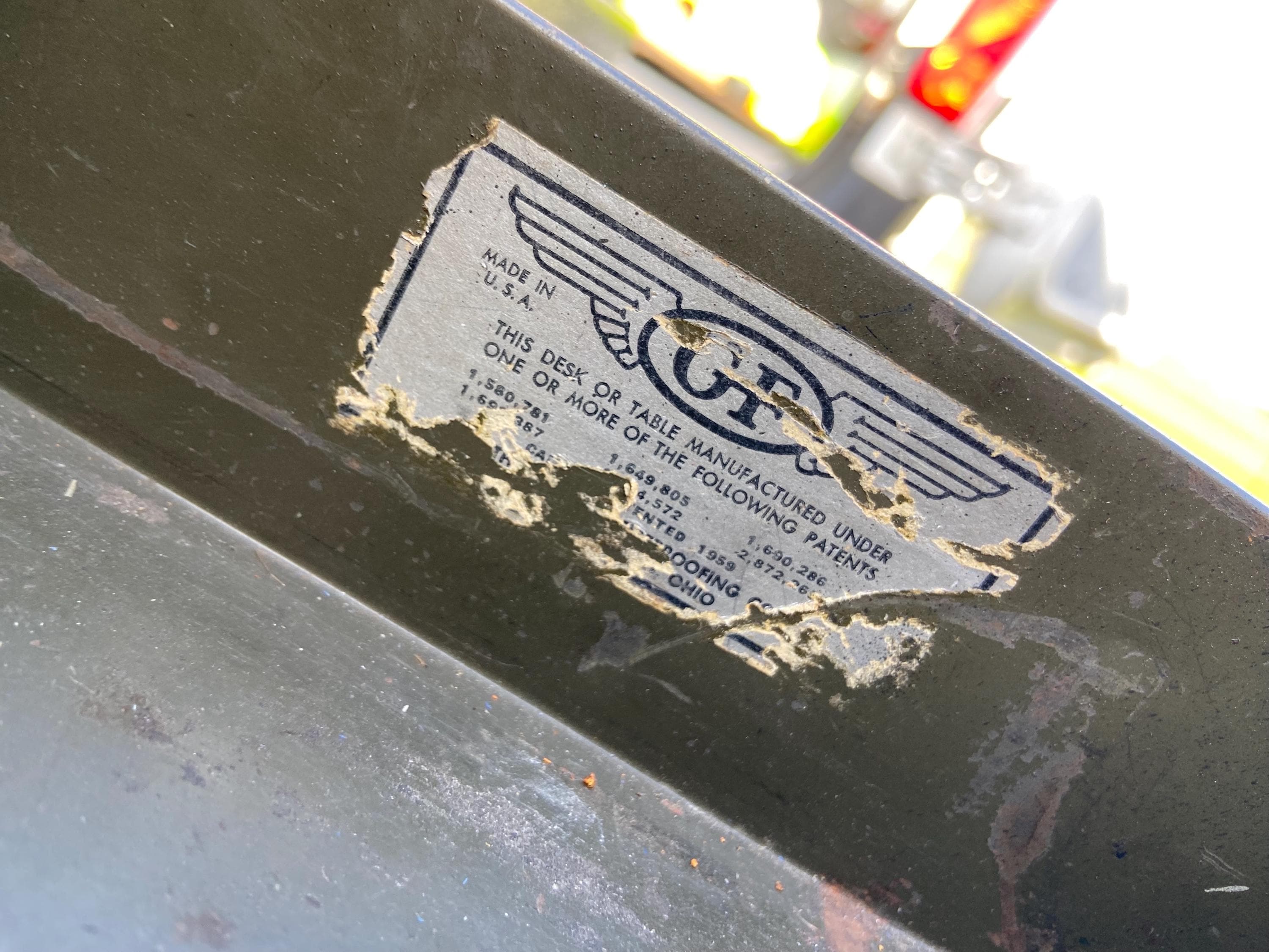 General fireproofing metal tanker desk - Thumbnail 3