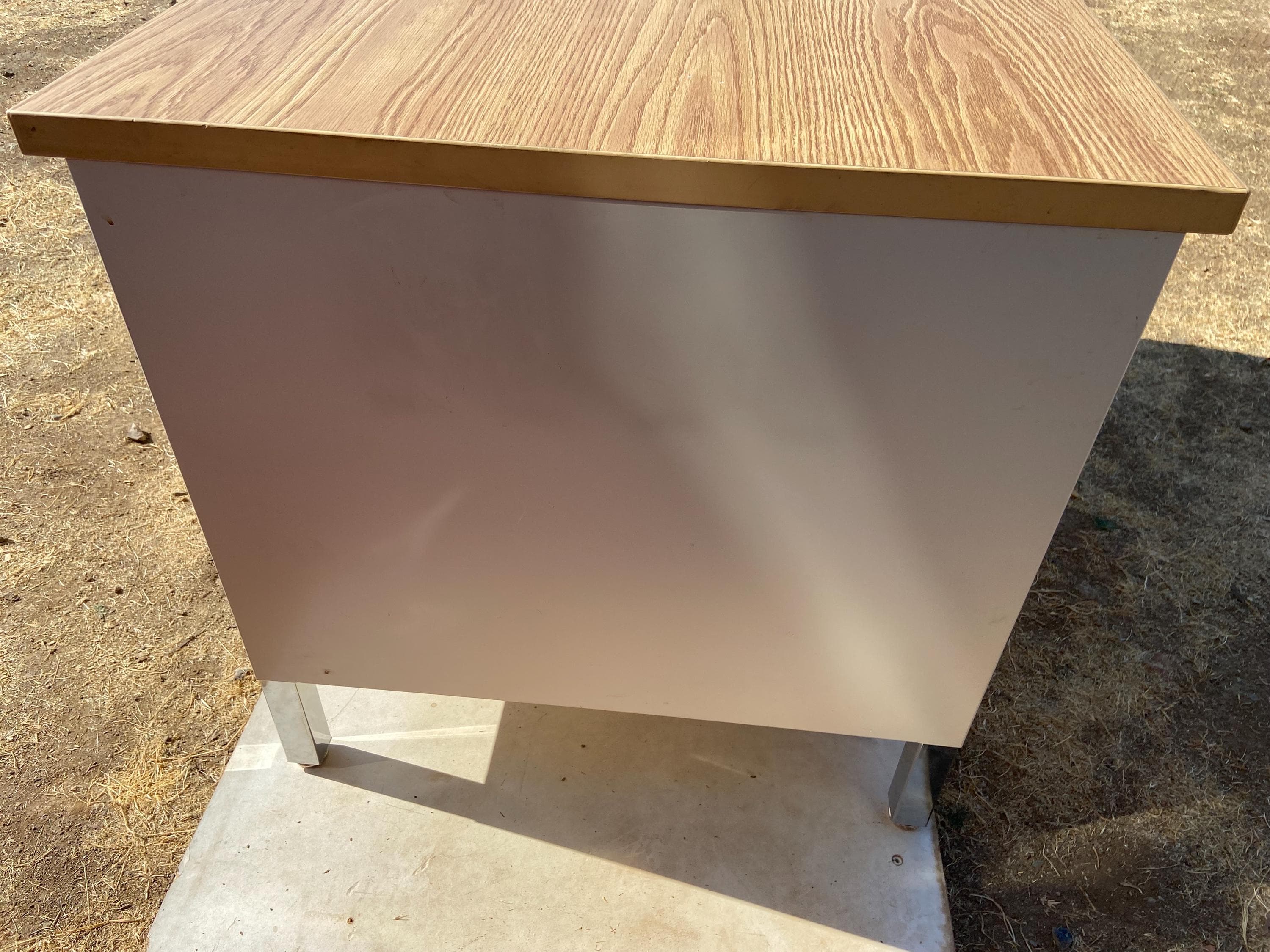 vintage mid century modern credenza Sideboard storage cabinet - Thumbnail 5