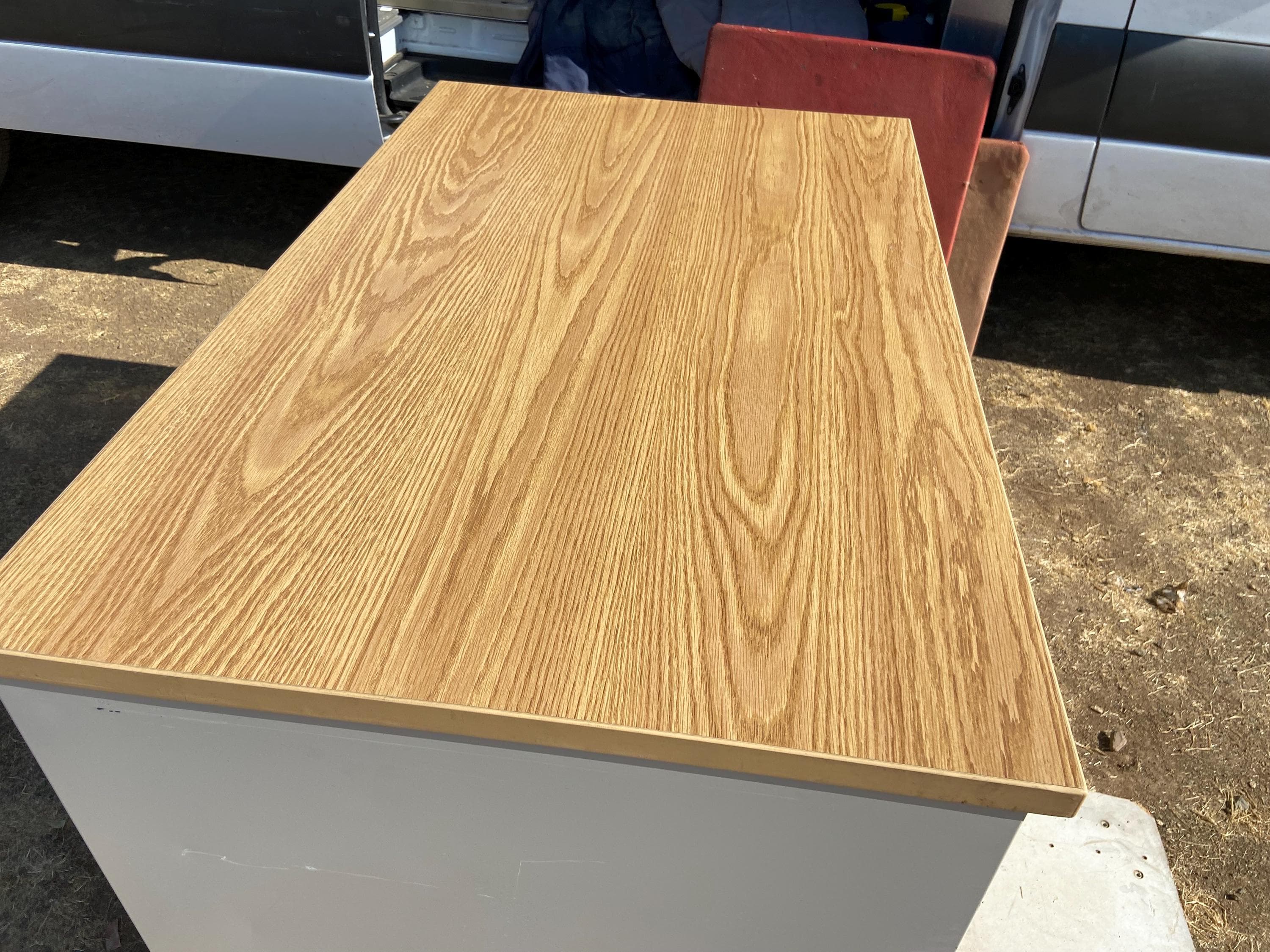 vintage mid century modern credenza Sideboard storage cabinet - Thumbnail 8