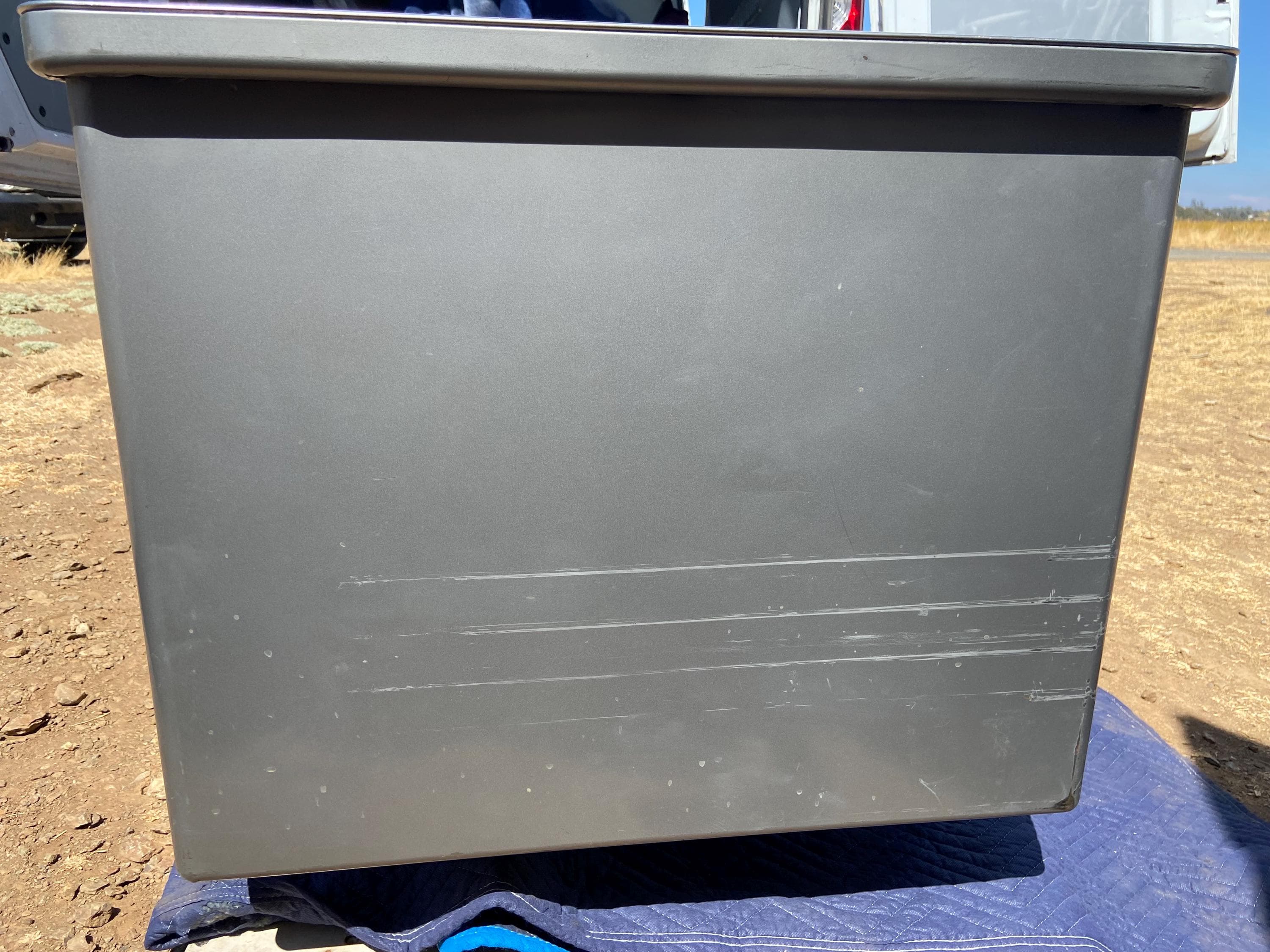 Steelcase vintage mid century modern tanker desk - Thumbnail 5