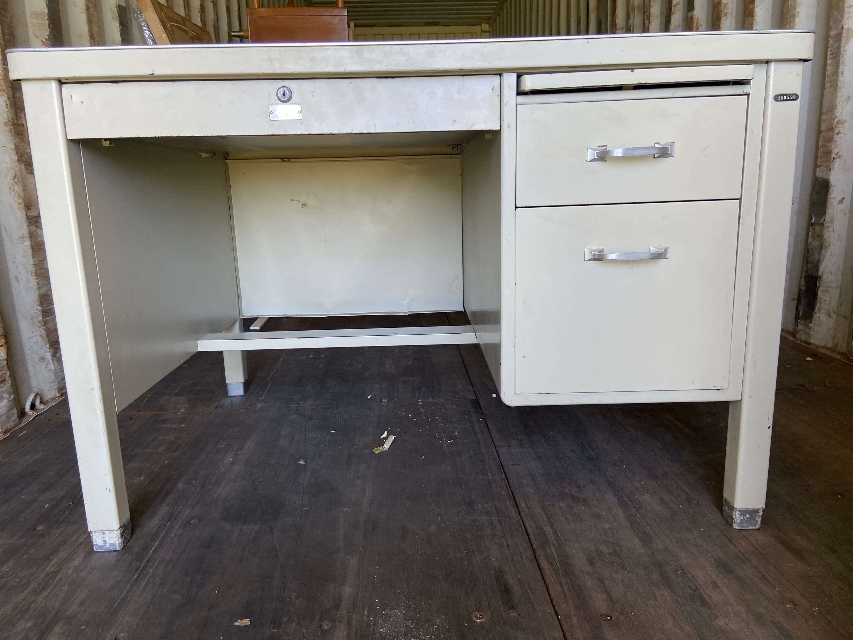 The general fireproofing company vintage metal tanker desk - Thumbnail 4