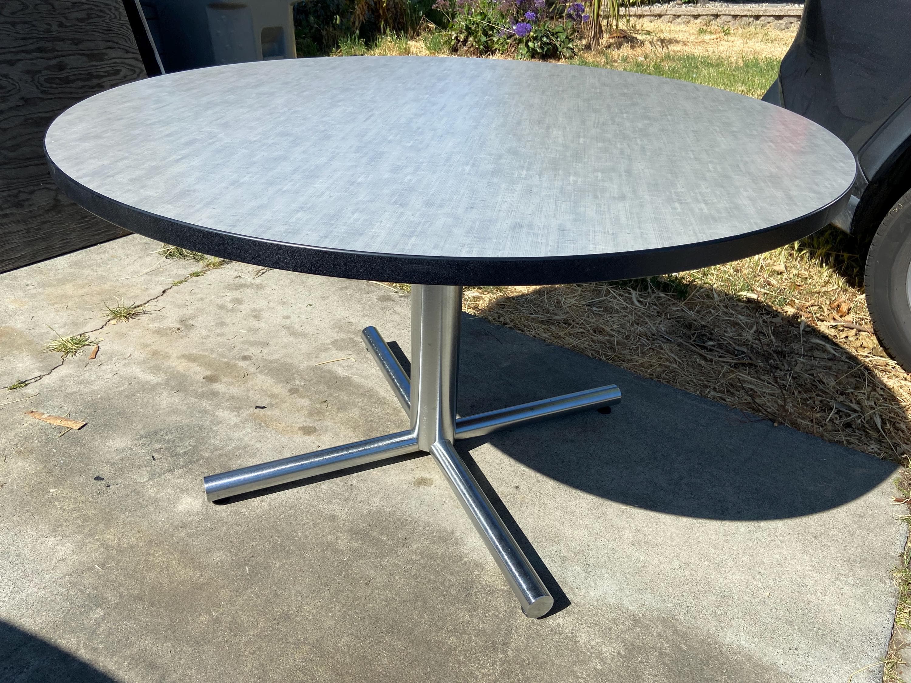 Florence knoll style vintage mid century modern conference room table - Thumbnail 3