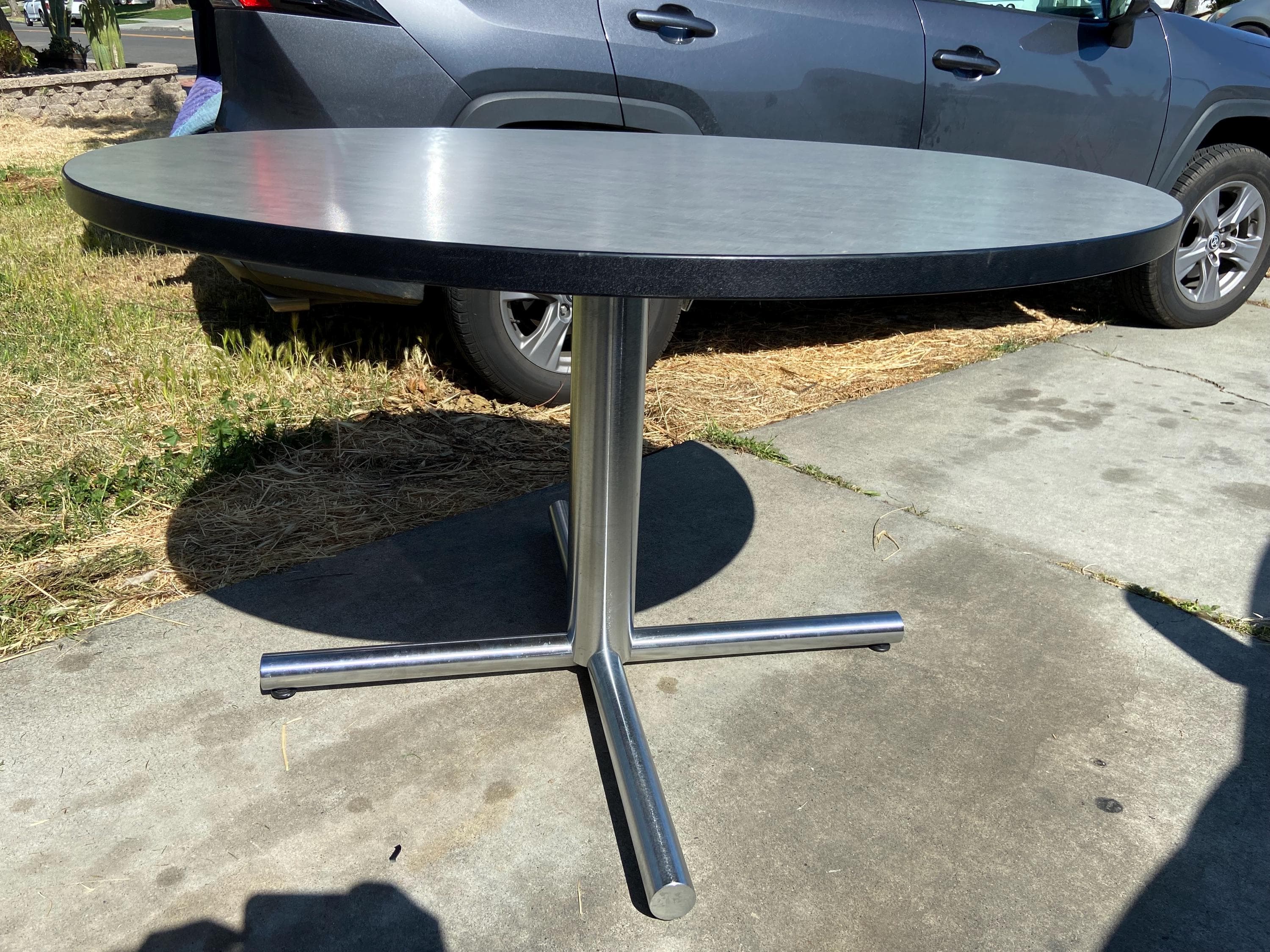 Florence knoll style vintage mid century modern conference room table - Thumbnail 9