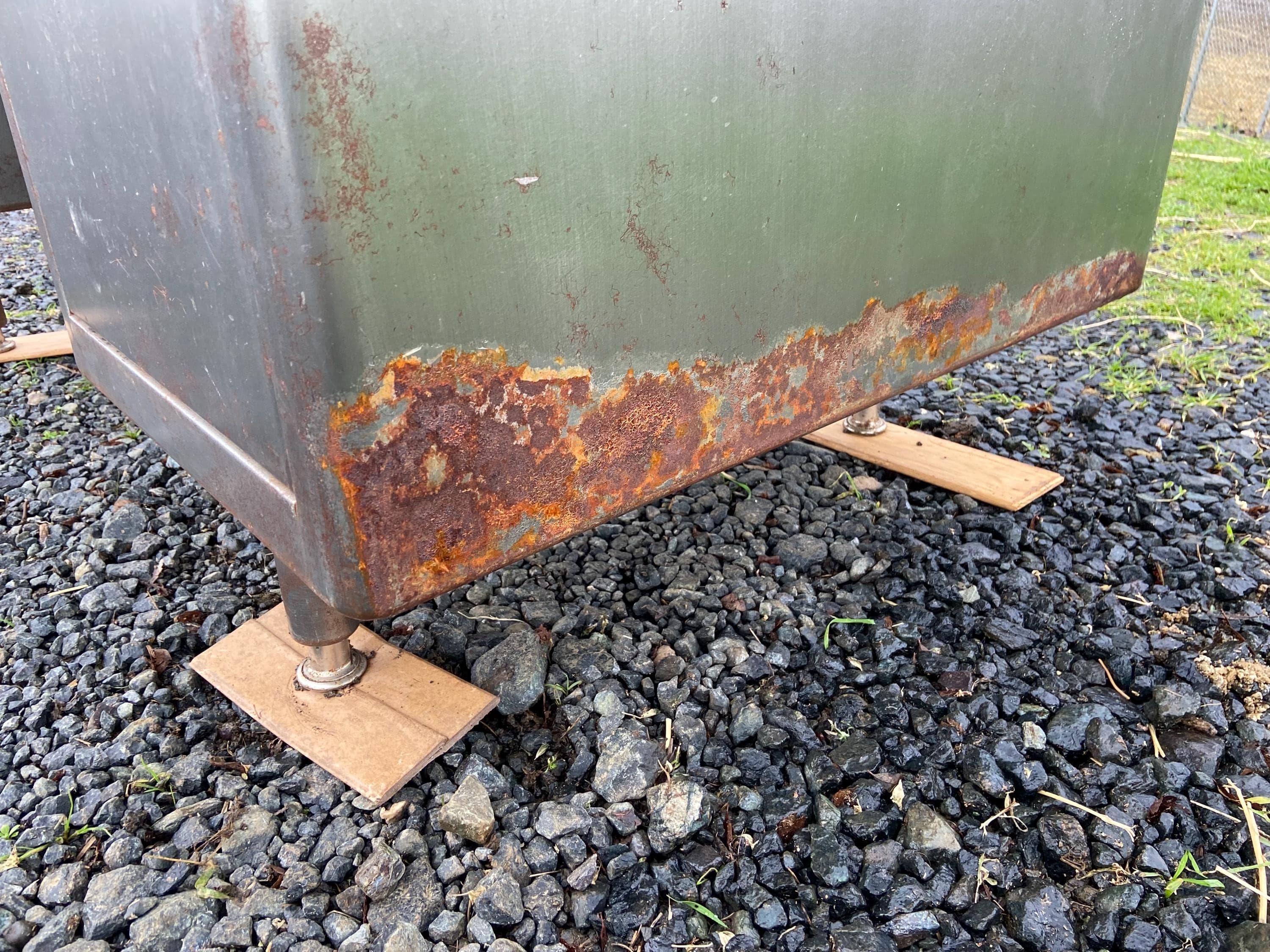 McDowell And Craig Vintage INDUSTRIAL Tanker Desk With Patina Or Restore It - Thumbnail 4