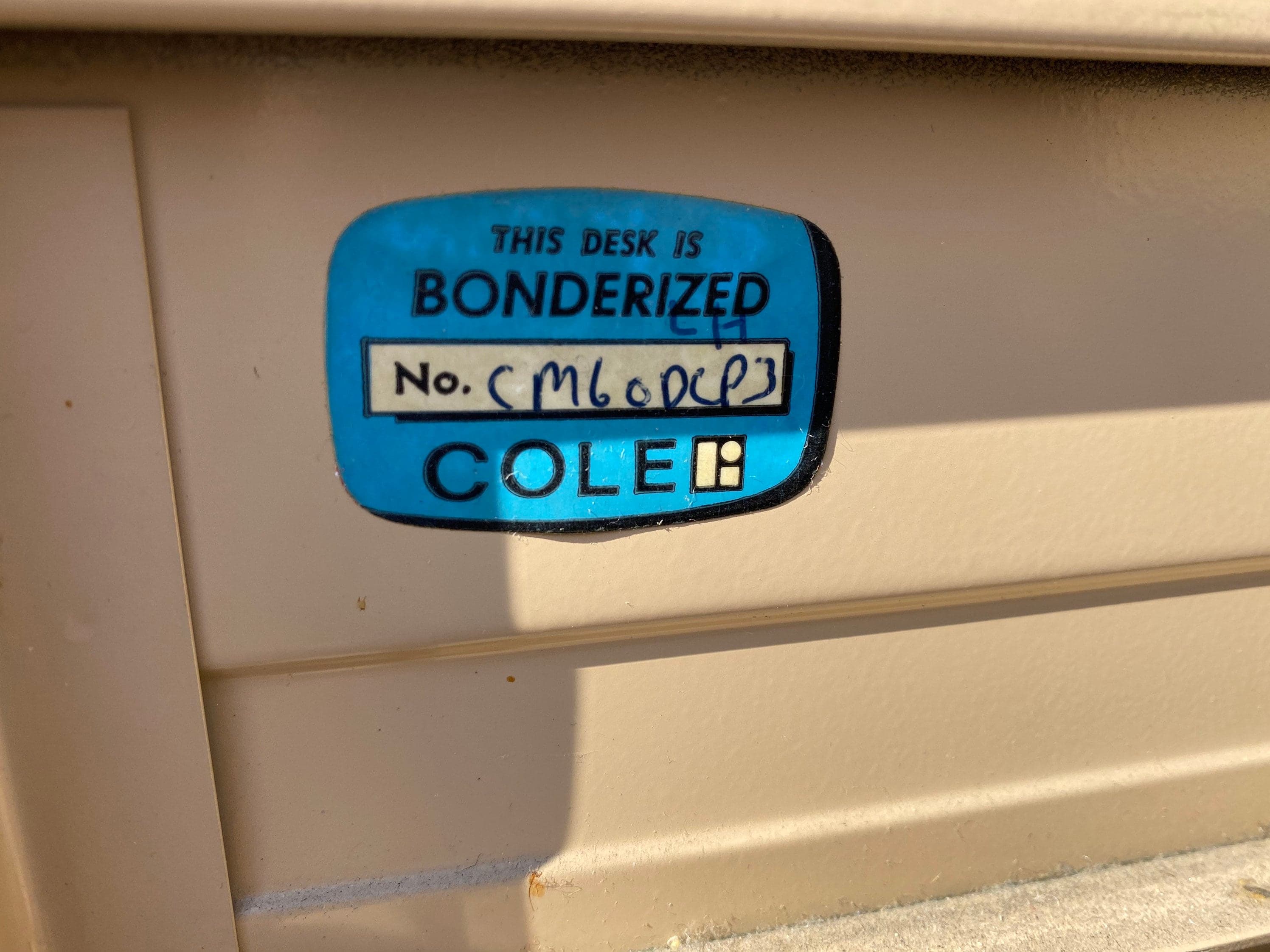 Cole steel vintage metal tanker desk - Thumbnail 5