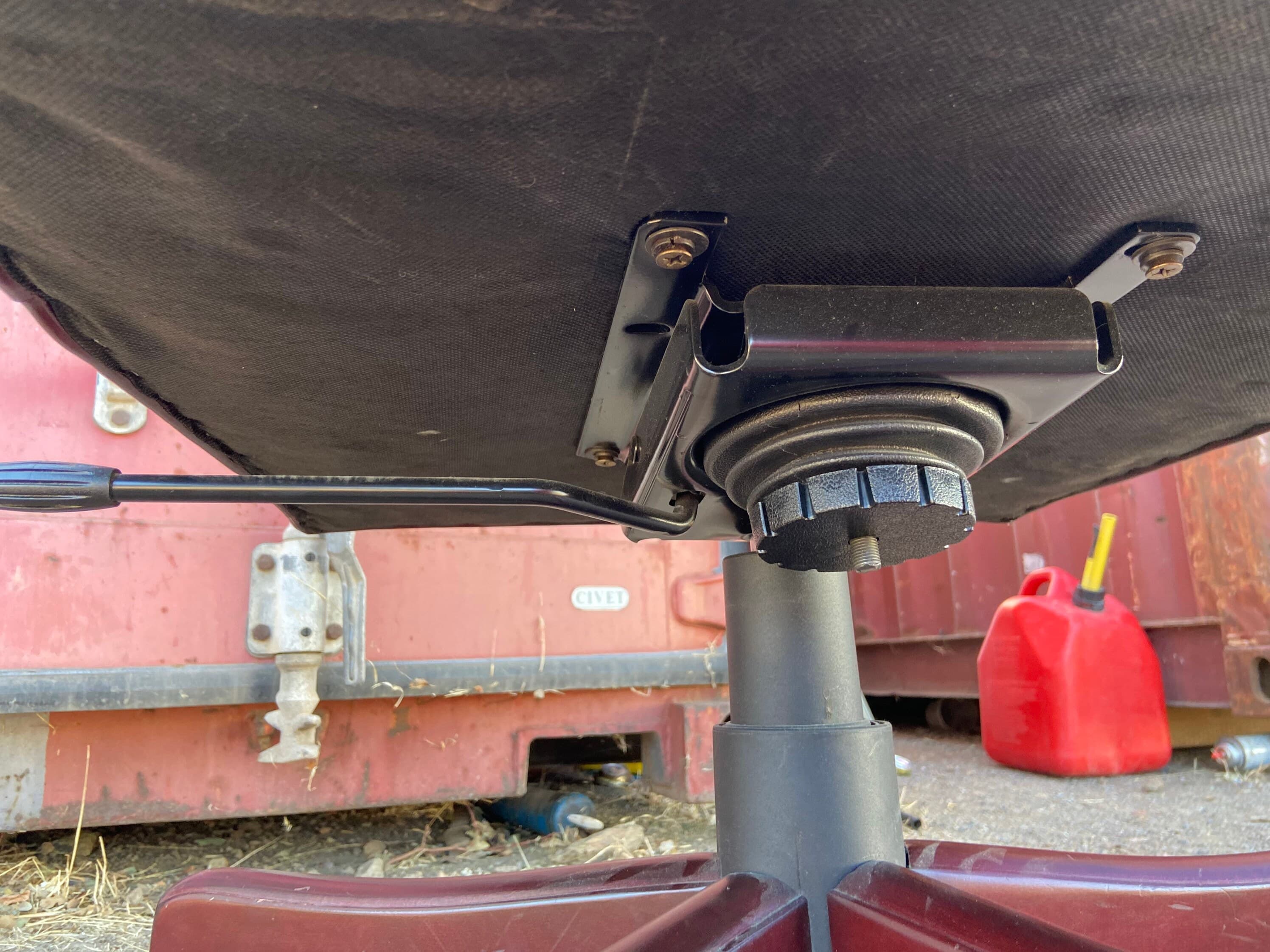 Vintage faux leather high back leather office chair - Thumbnail 2