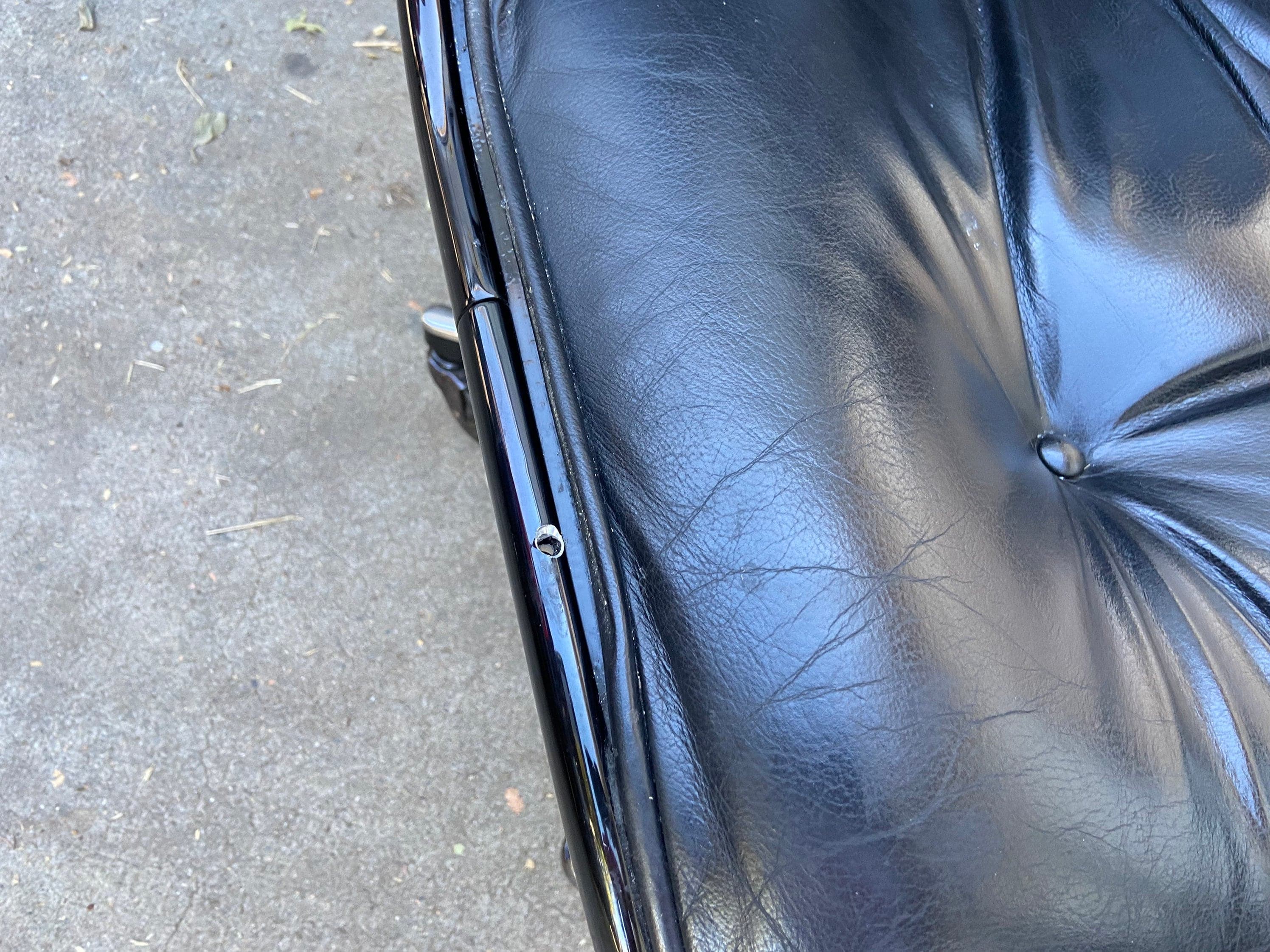 Knoll Charles pollock leather executive desk chair - Thumbnail 10