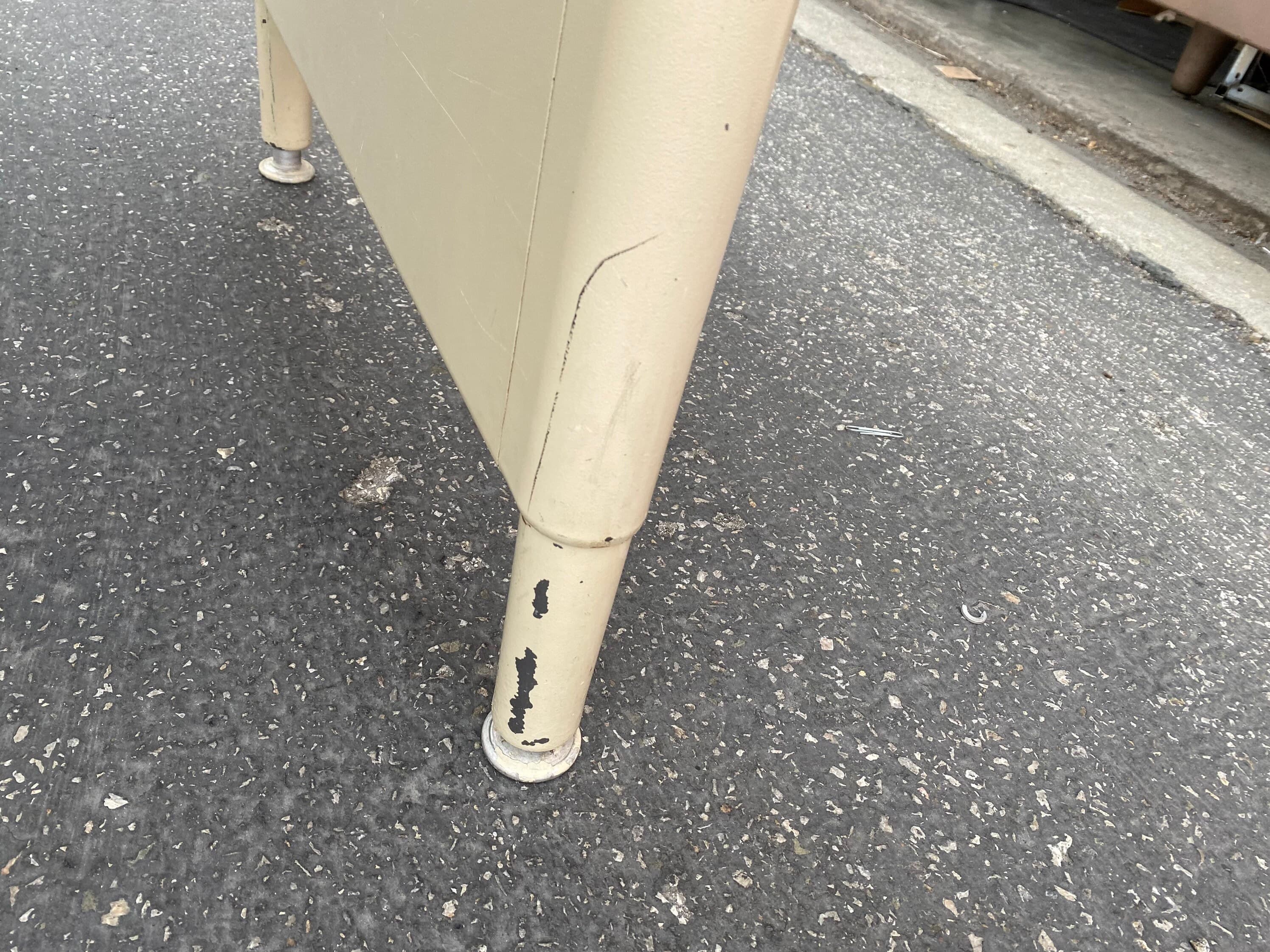 McDowell and Craig vintage metal tanker desk table - Thumbnail 3