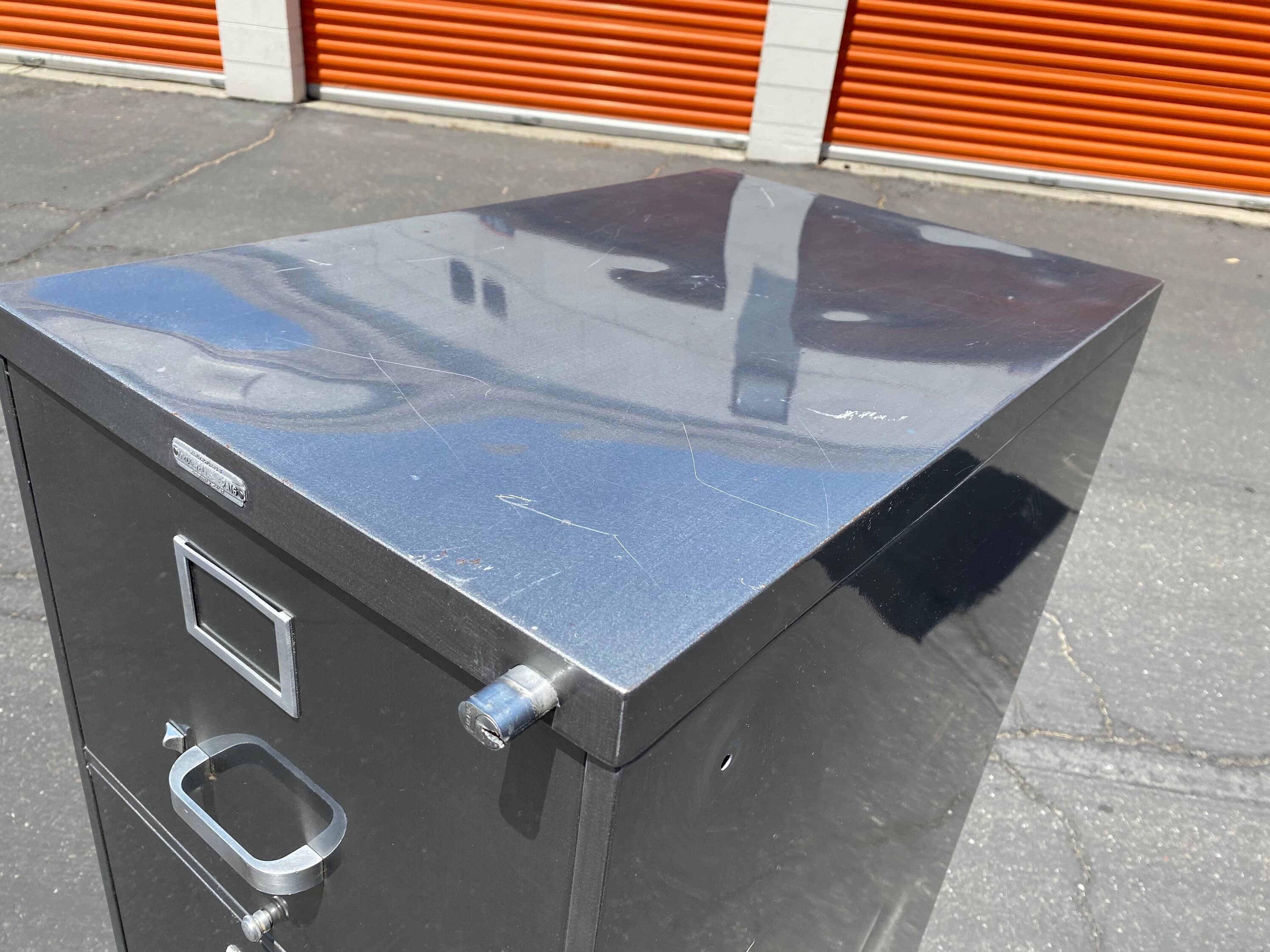 McDowell and Craig vintage metal file cabinet - Thumbnail 2