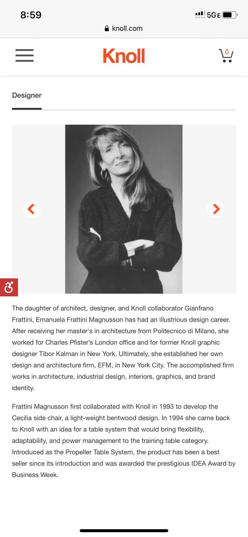 Knoll propeller designer desk table - Thumbnail 4