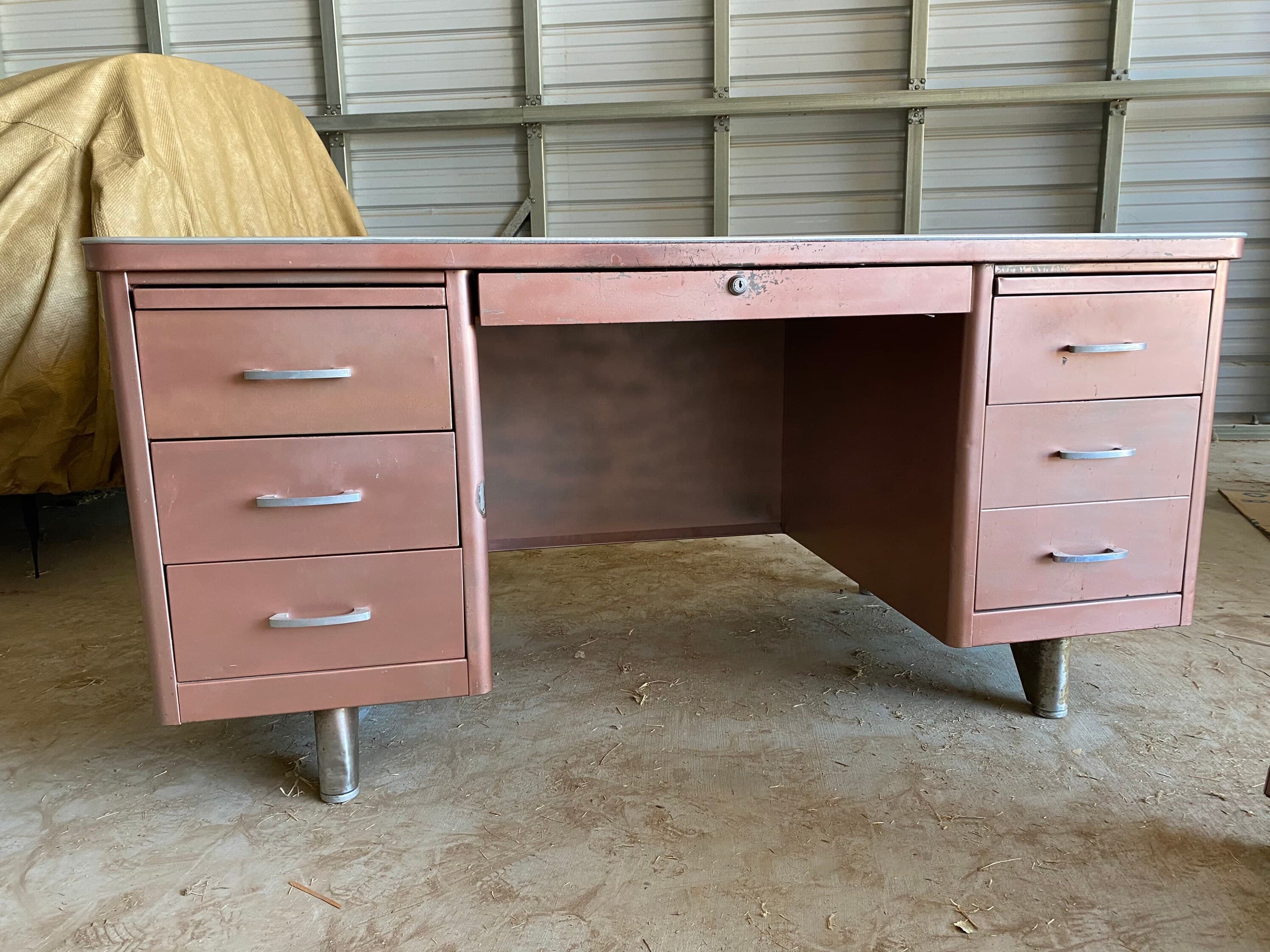 Vintage metal tanker desk set - Thumbnail 4