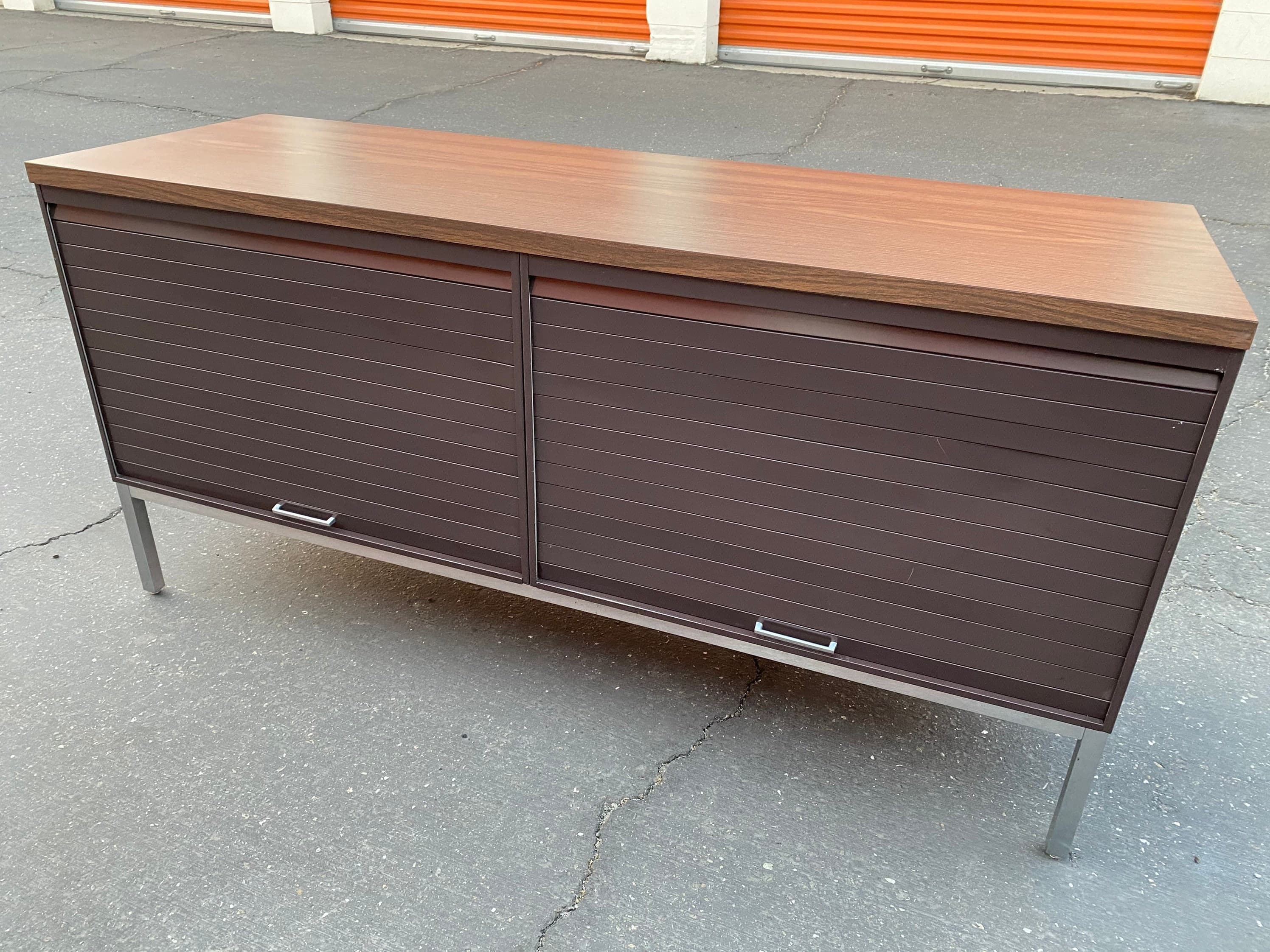 Vintage steelcase mid century modern credenza - Image 1