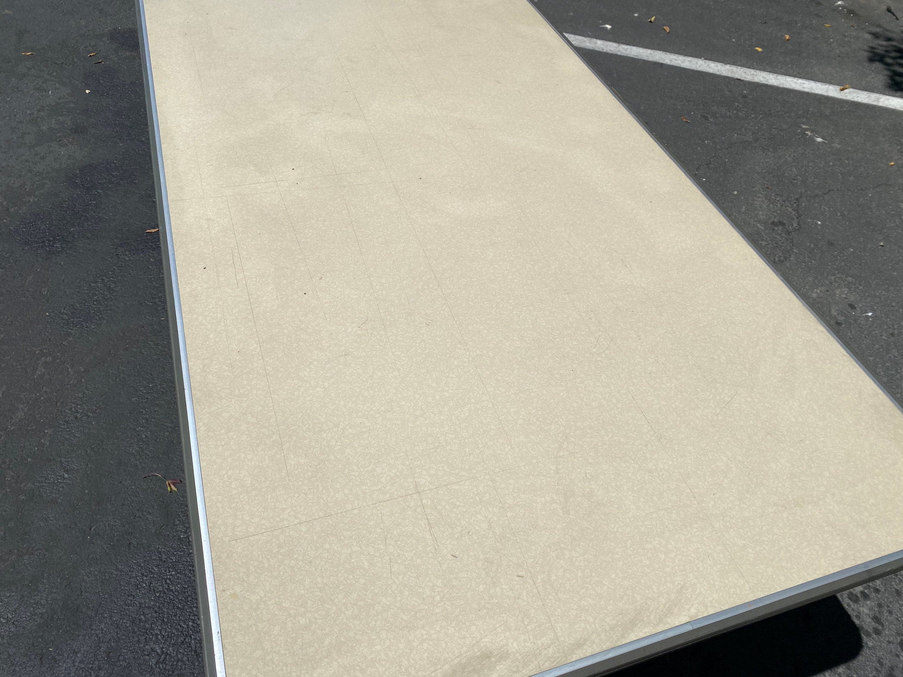 All steel aurora vintage metal tanker desk table - Thumbnail 4