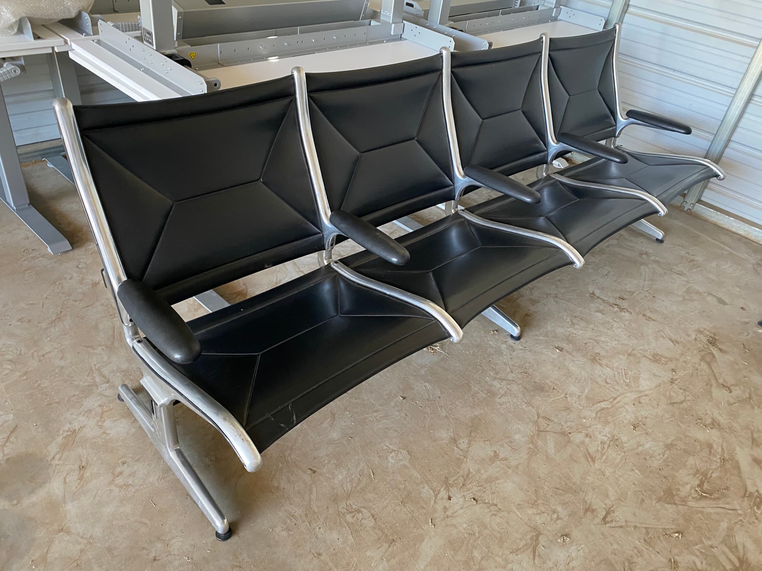 Vintage Herman Miller tandem airport accent seats 4 - Thumbnail 5