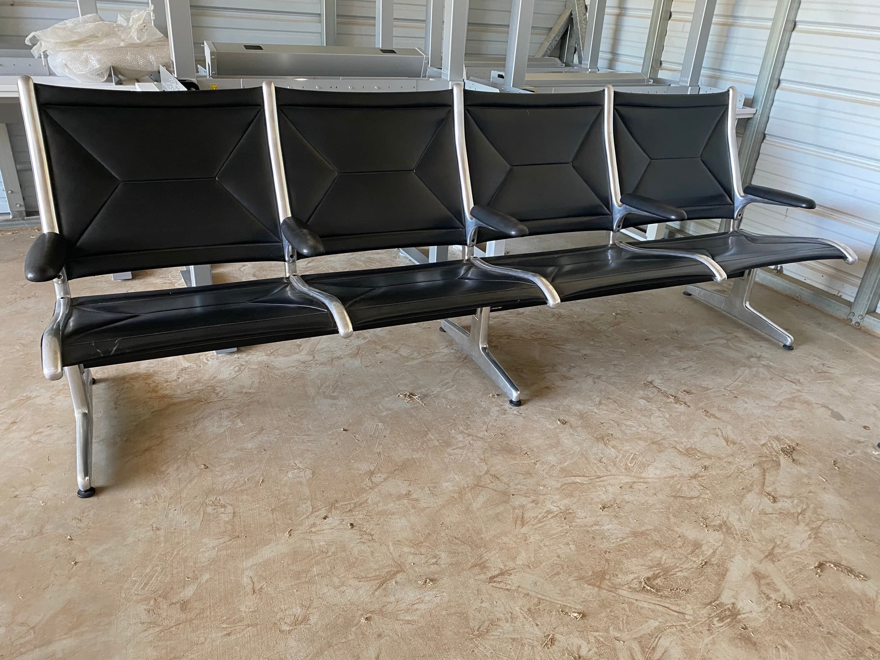 Vintage Herman Miller tandem airport accent seats 4 - Thumbnail 8