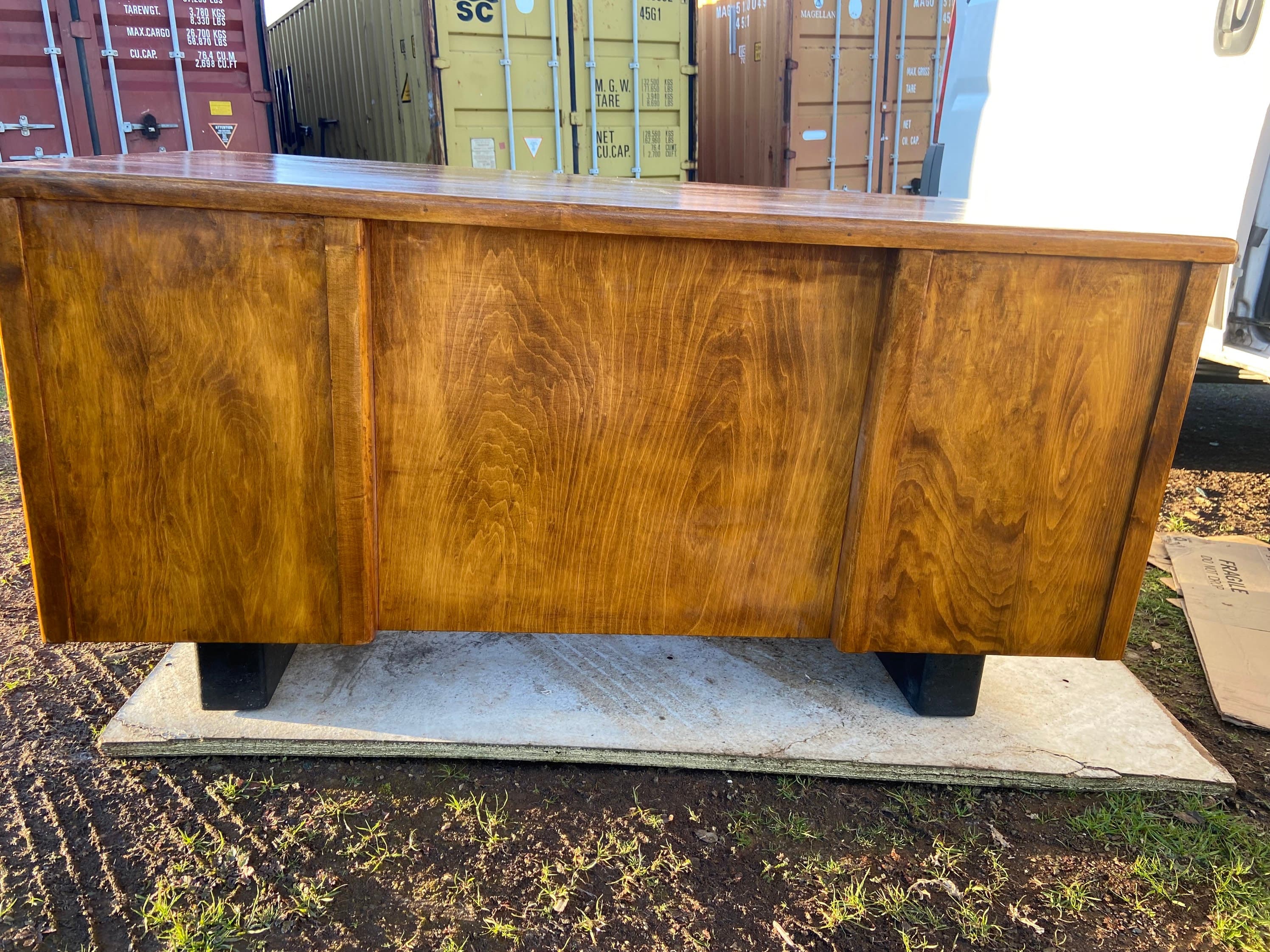 Anderson vintage mid century modern wooden desk - Thumbnail 2