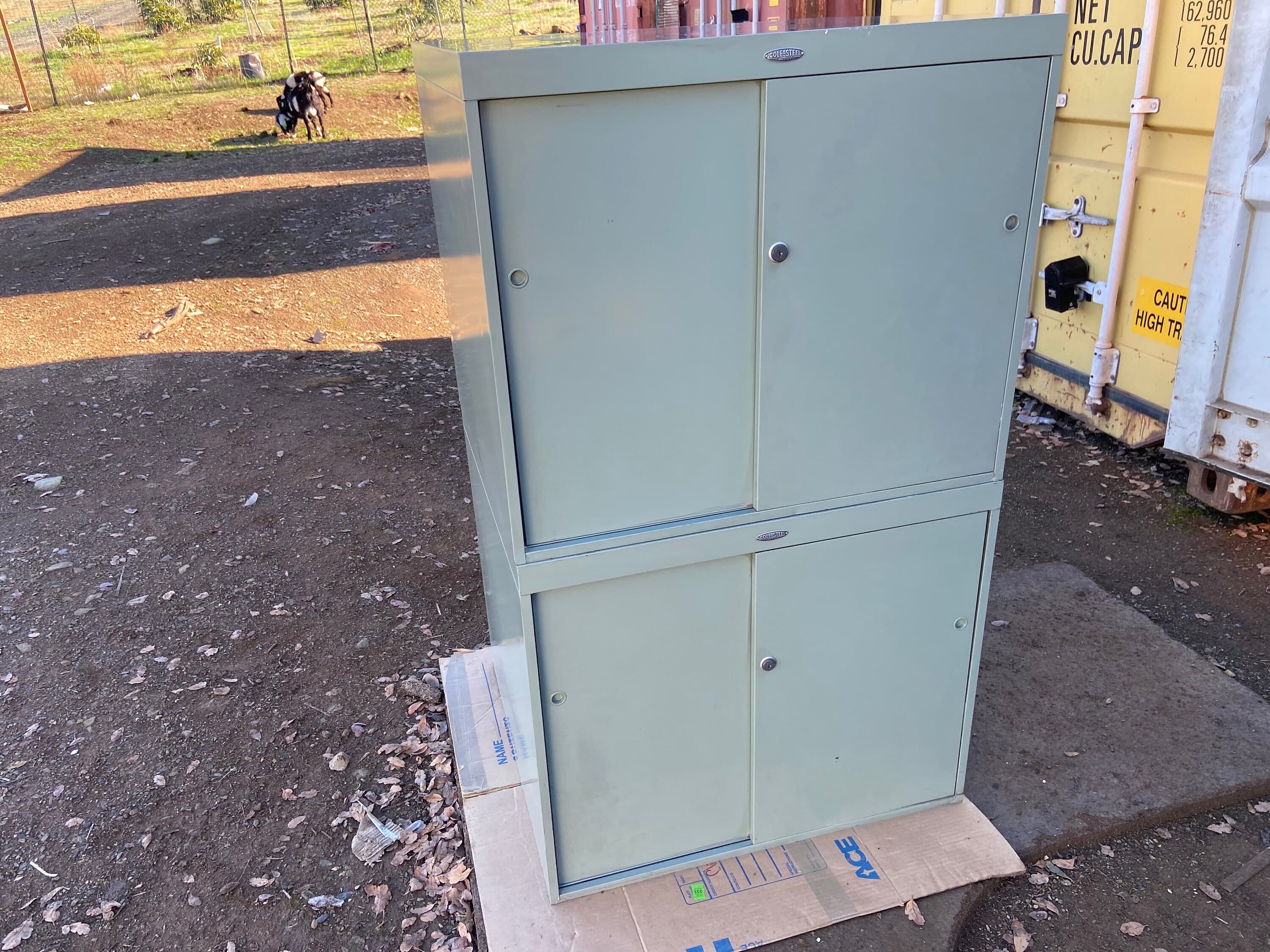 Cole steel vintage storage metal cabinet - Thumbnail 5