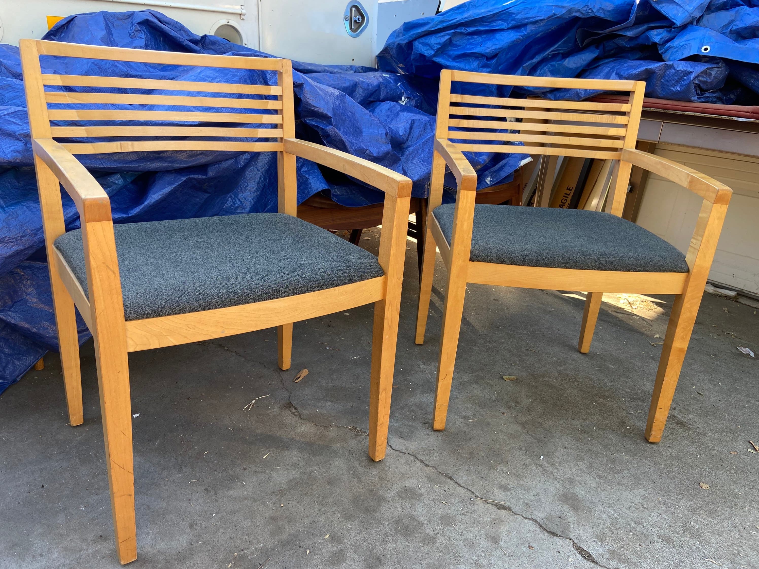 Knoll studio chair set of 2 by Joseph and Lindia Ricchio - Image 1