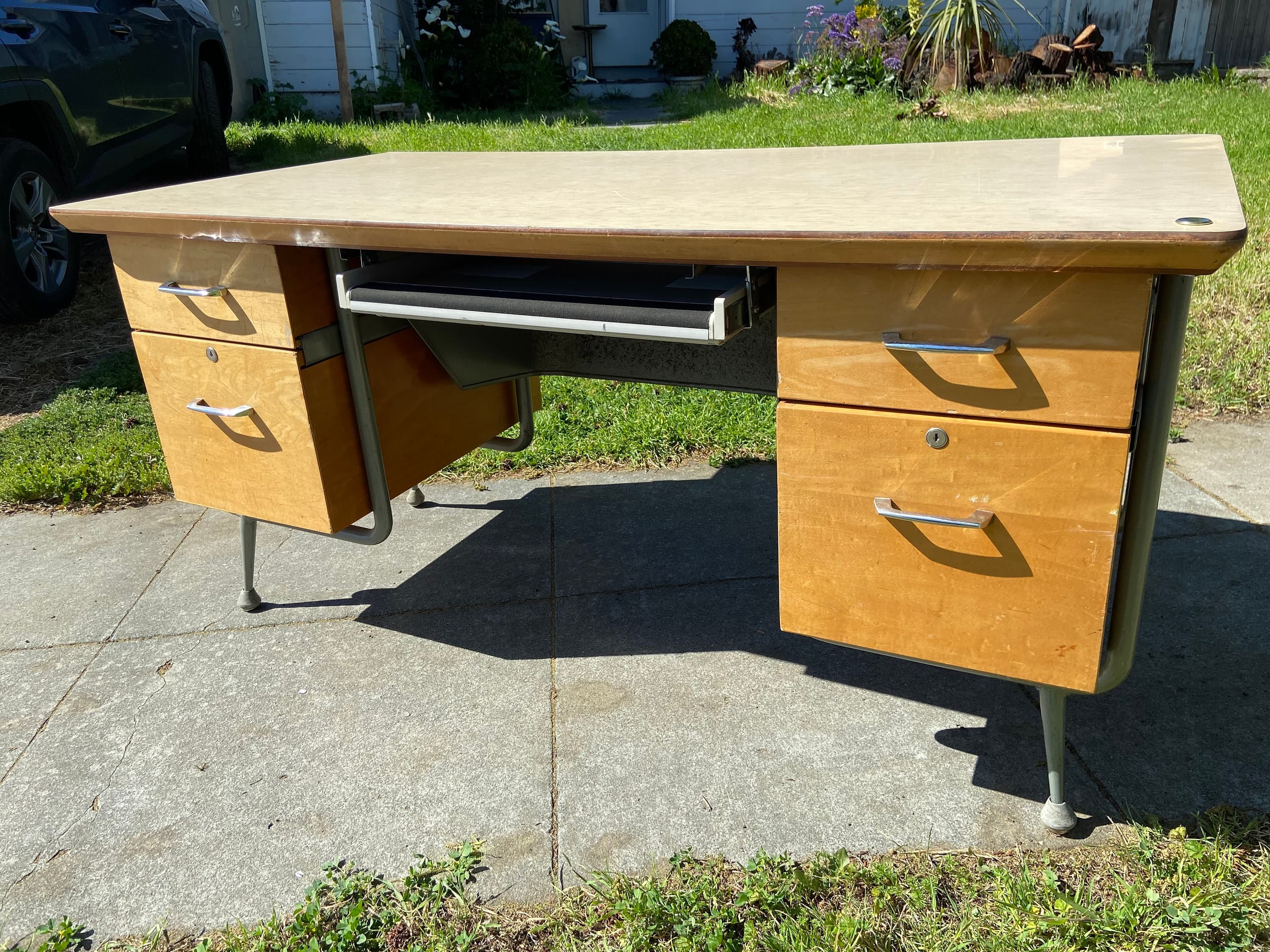 Raymond Loewy Brunswick desk mid century modern desk - Thumbnail 9