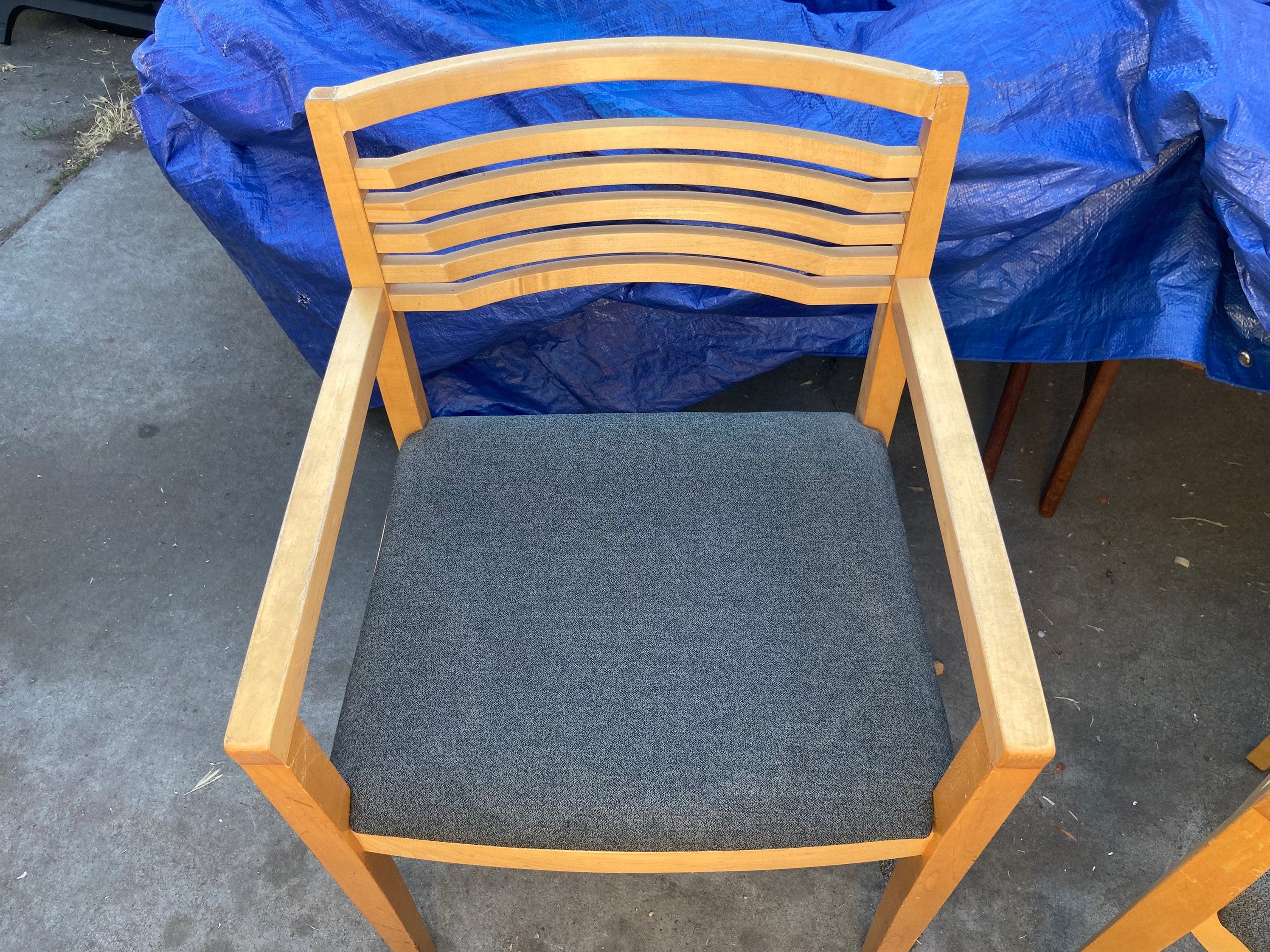 Knoll studio chair set of 2 by Joseph and Lindia Ricchio - Thumbnail 2