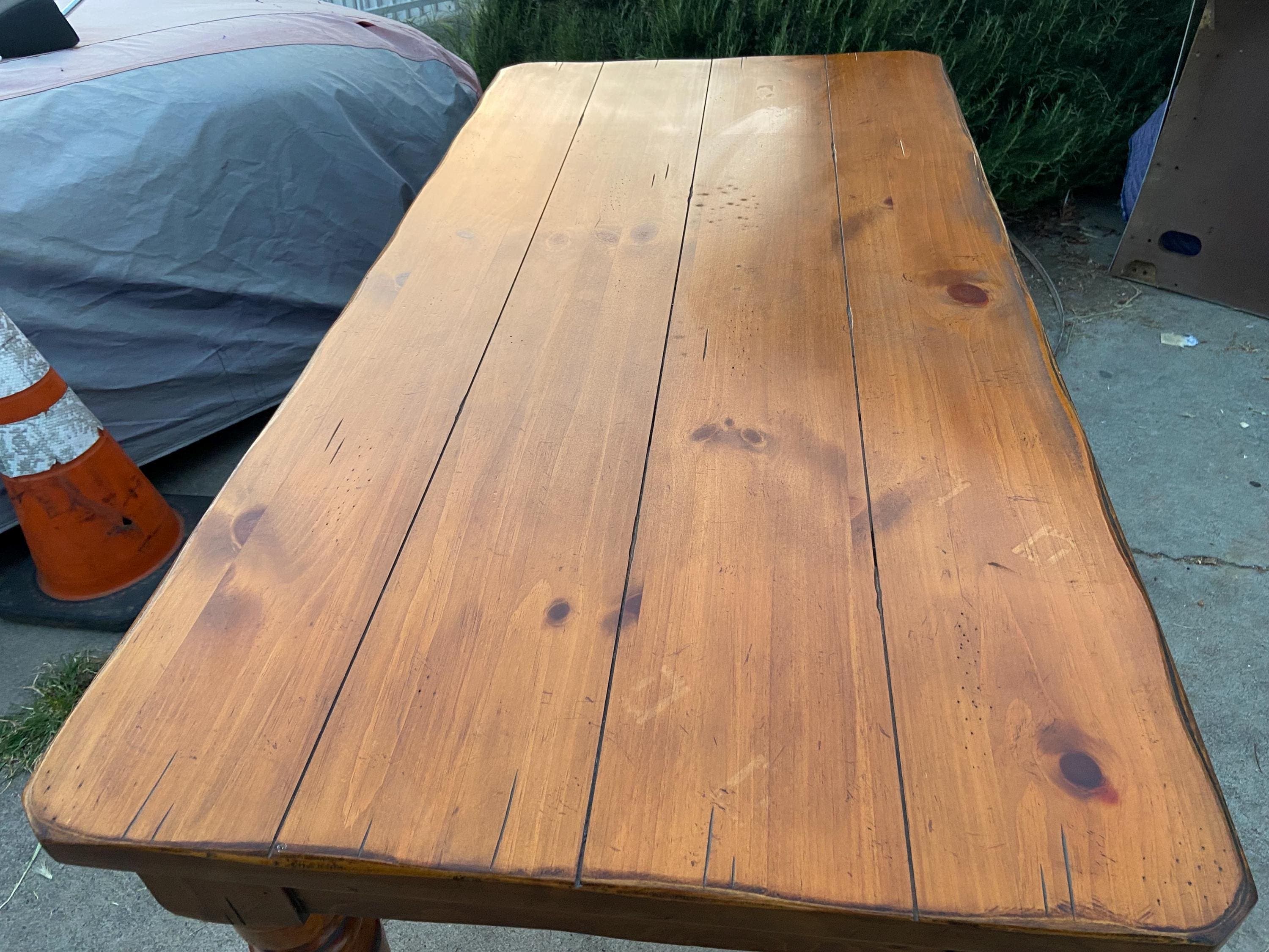 Drexel vintage farmhouse desk table with drawers - Thumbnail 5