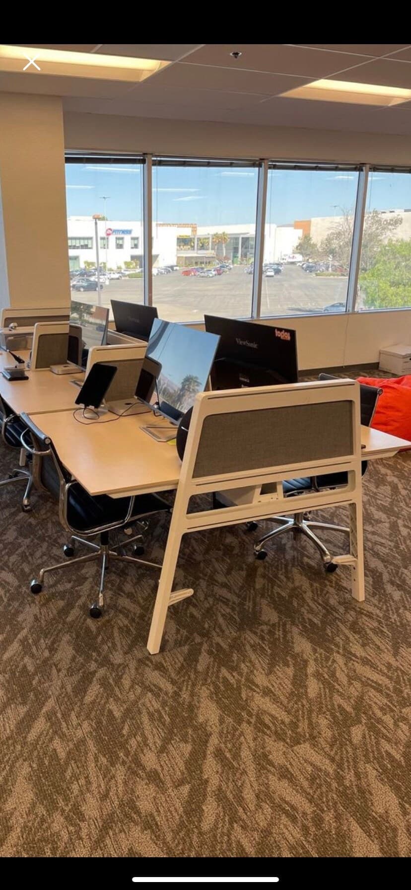 Steelcase turnstone Bivi sit standing two way for 6 office desks - Thumbnail 2