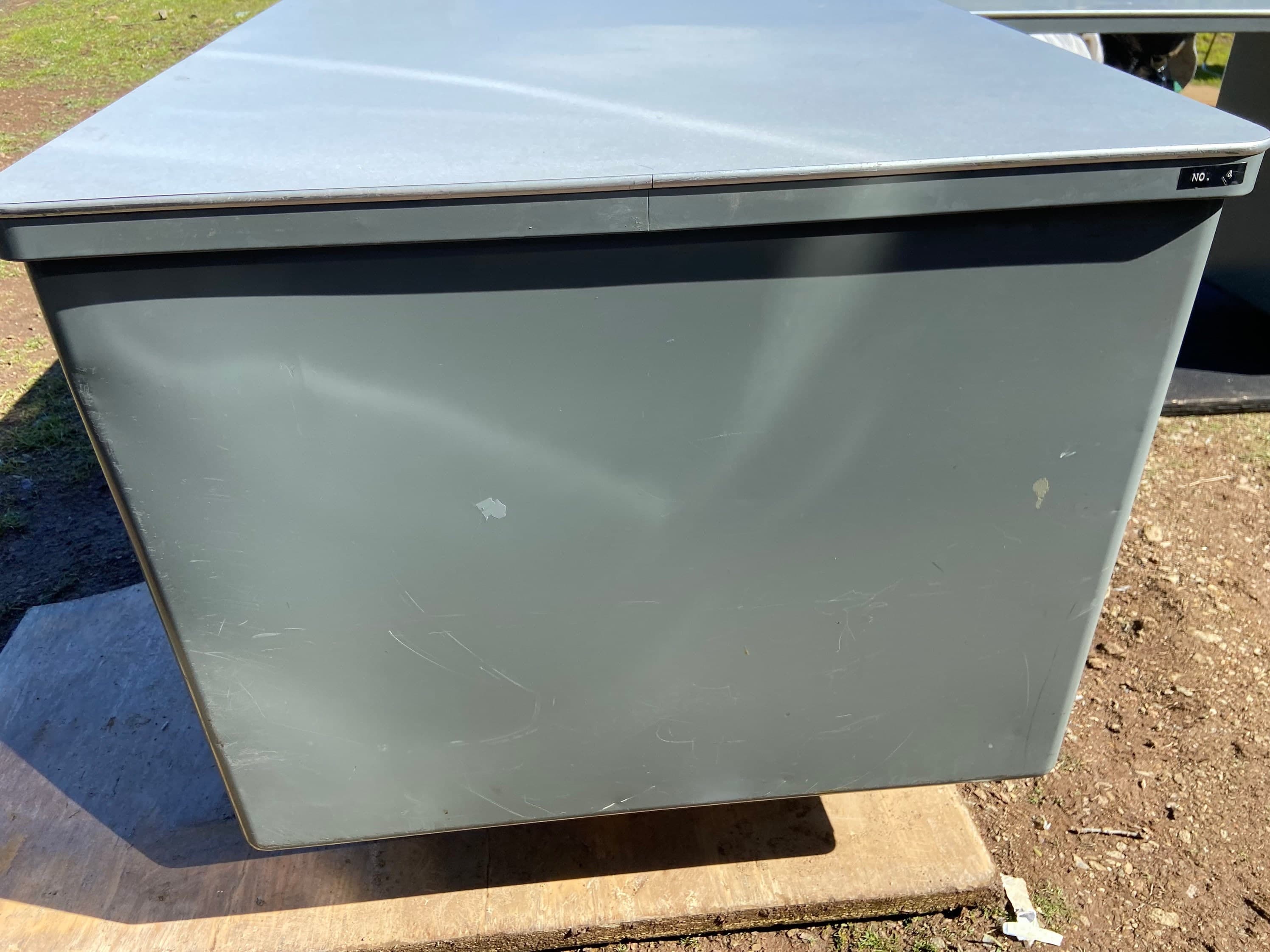 W.H Harper Devon tanker L shape desk - Thumbnail 4