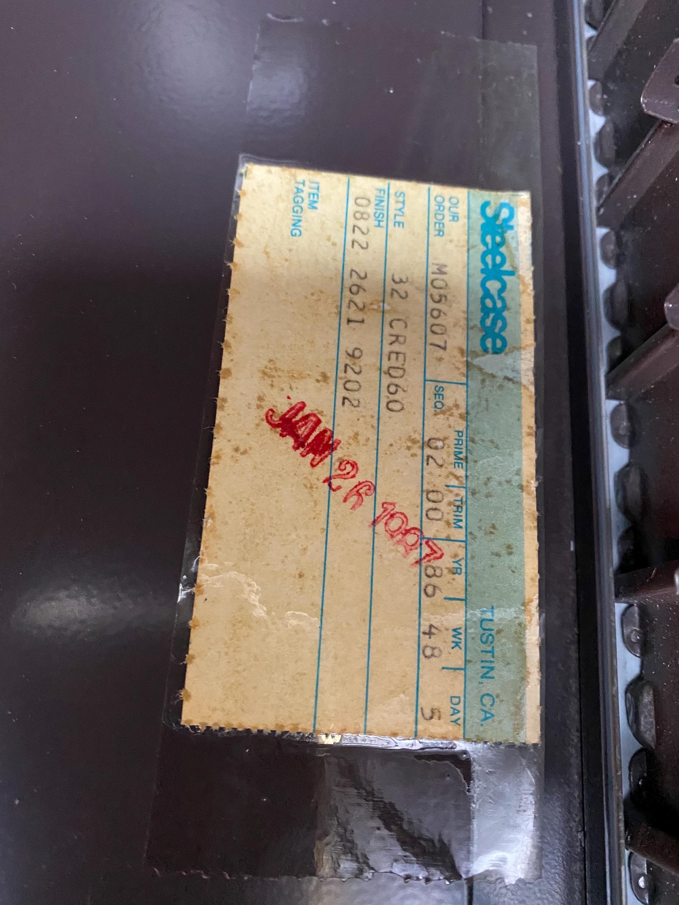 Steelcase vintage mid century modern metal credenza Sideboard - Thumbnail 8