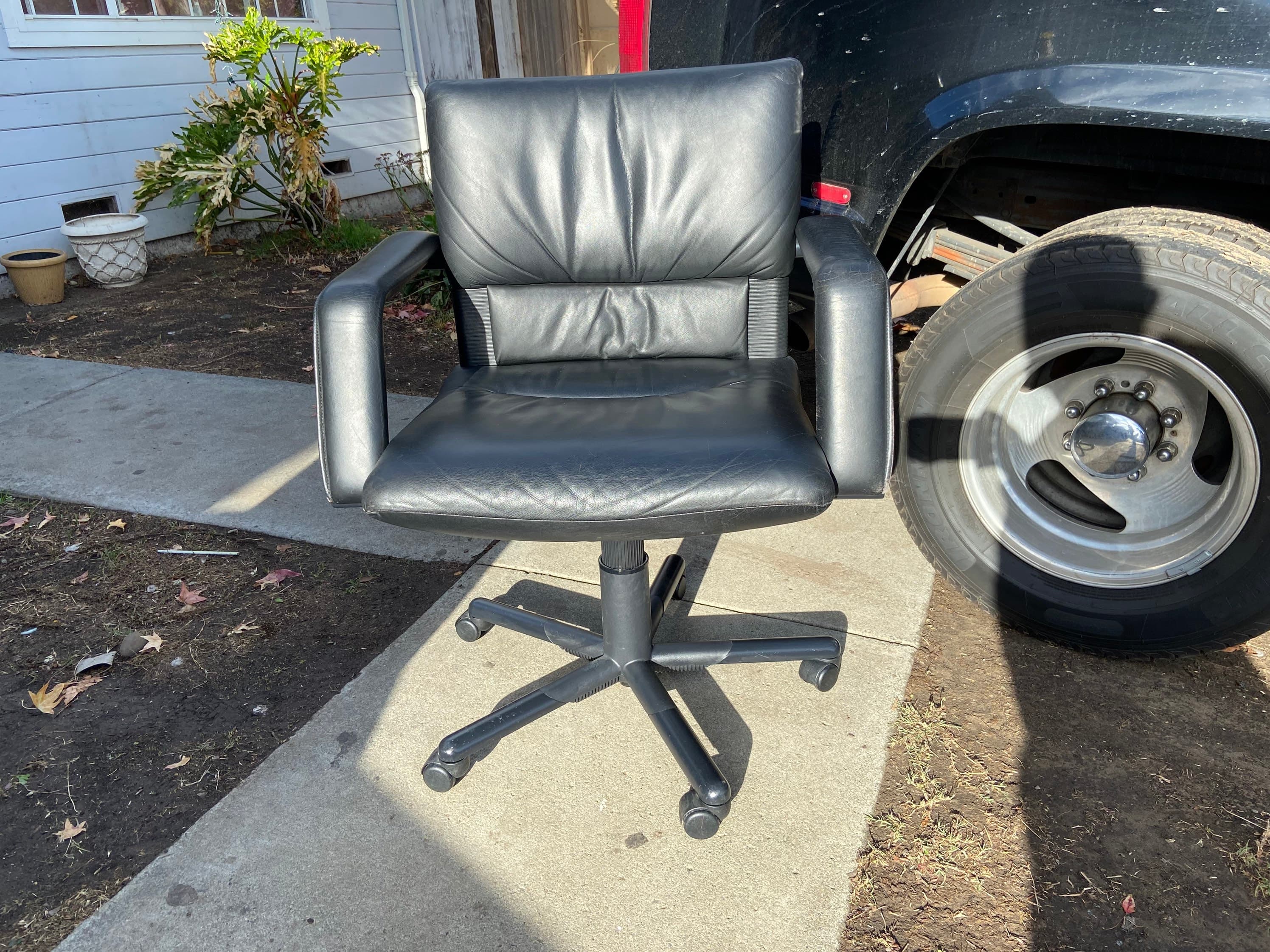 1 Mario Bellini vitra vintage mid century modern metal office chairs 8 available - Image 1