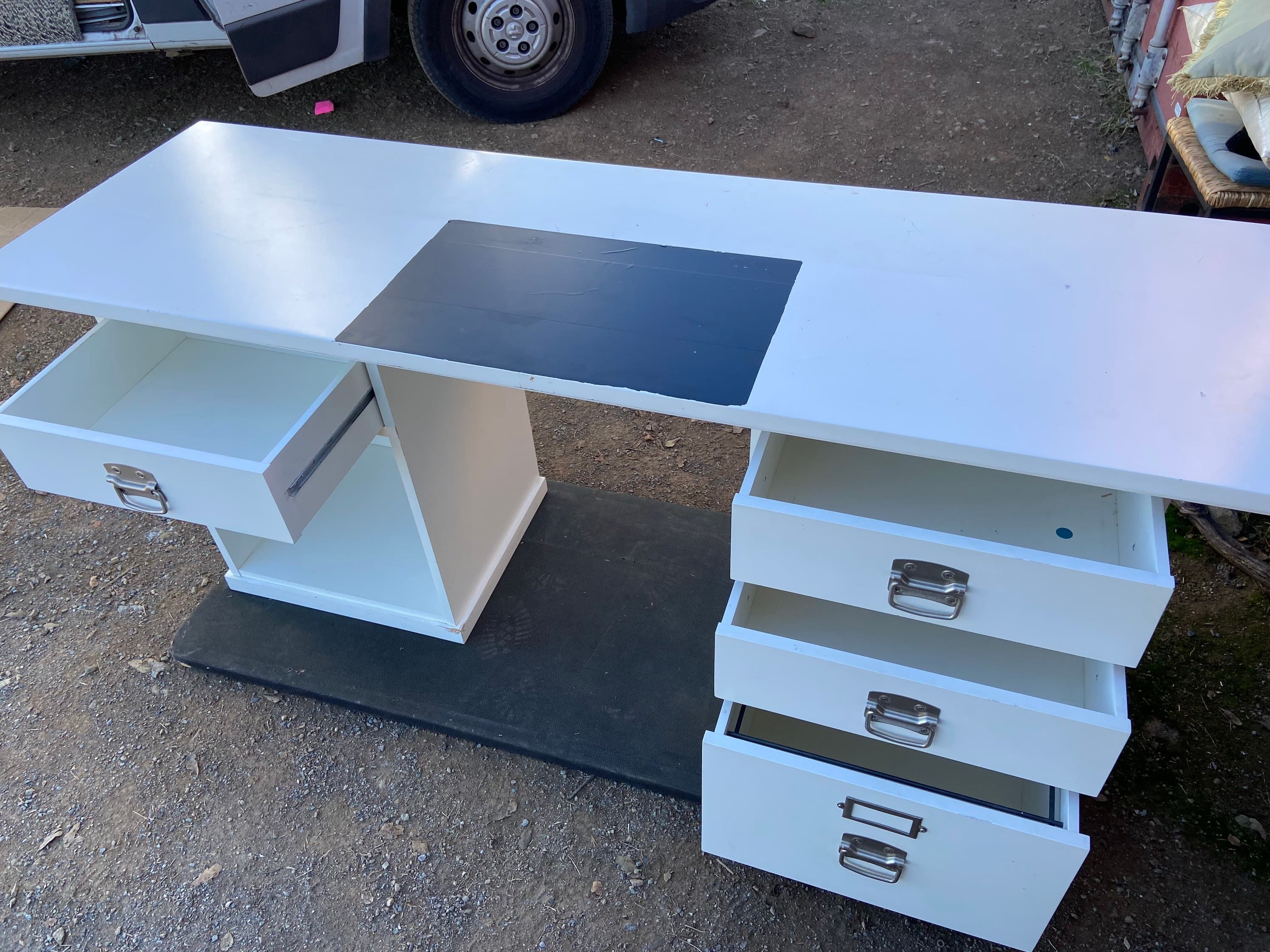 Pottery Barn Bedford Desk needs refinishing - Thumbnail 5