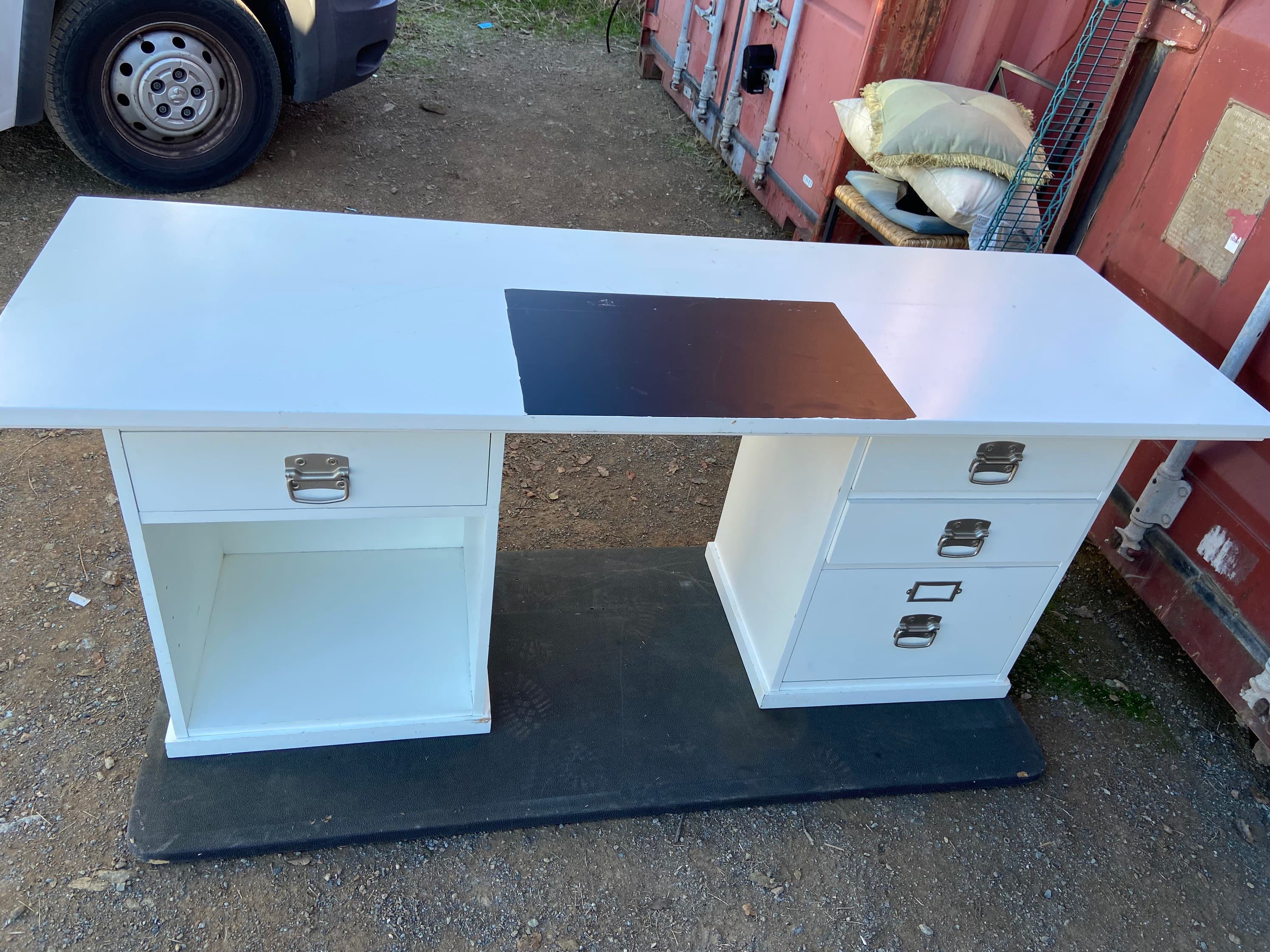 Pottery Barn Bedford Desk needs refinishing - Thumbnail 6