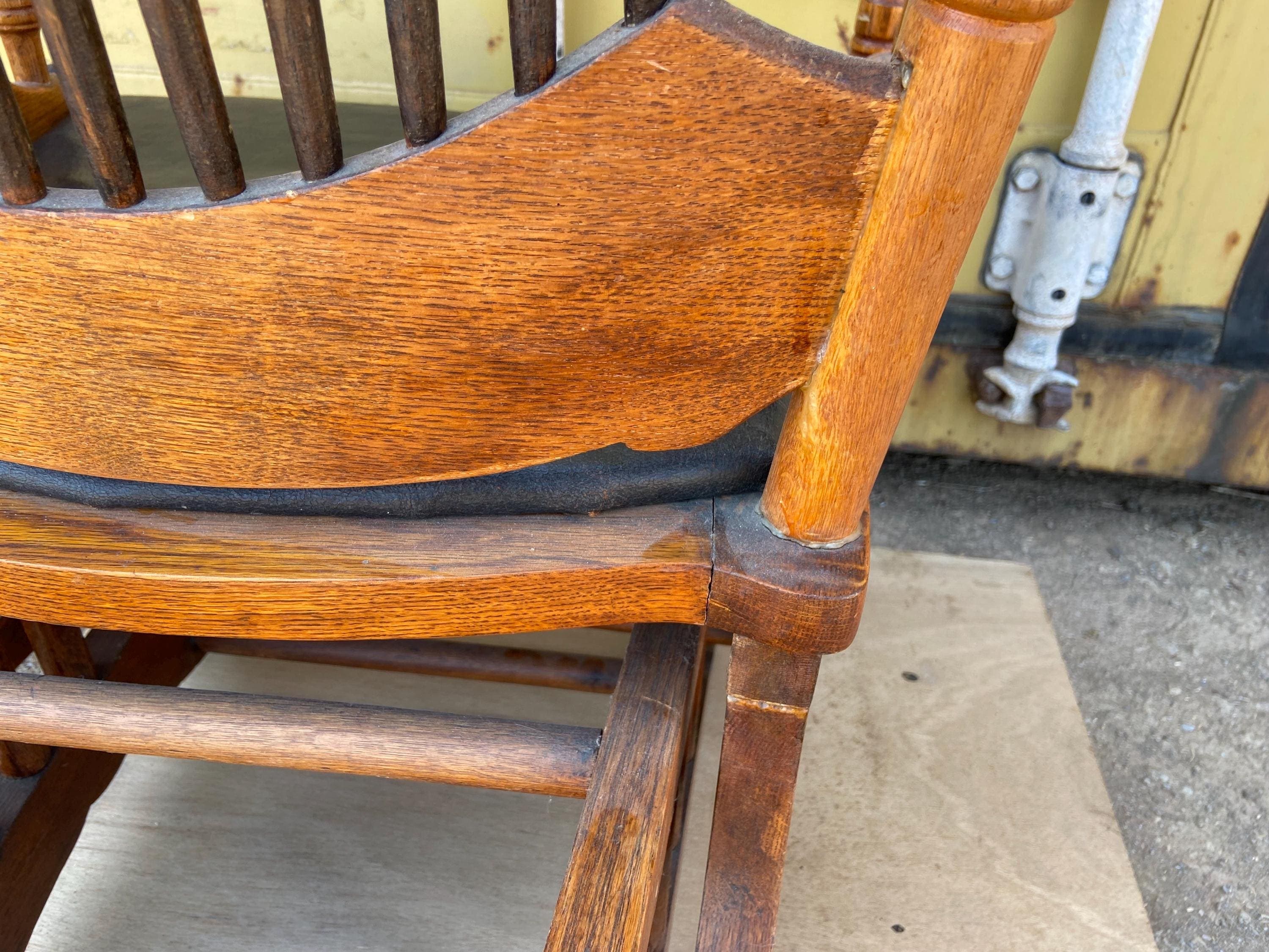 antique rocking chair - Thumbnail 7