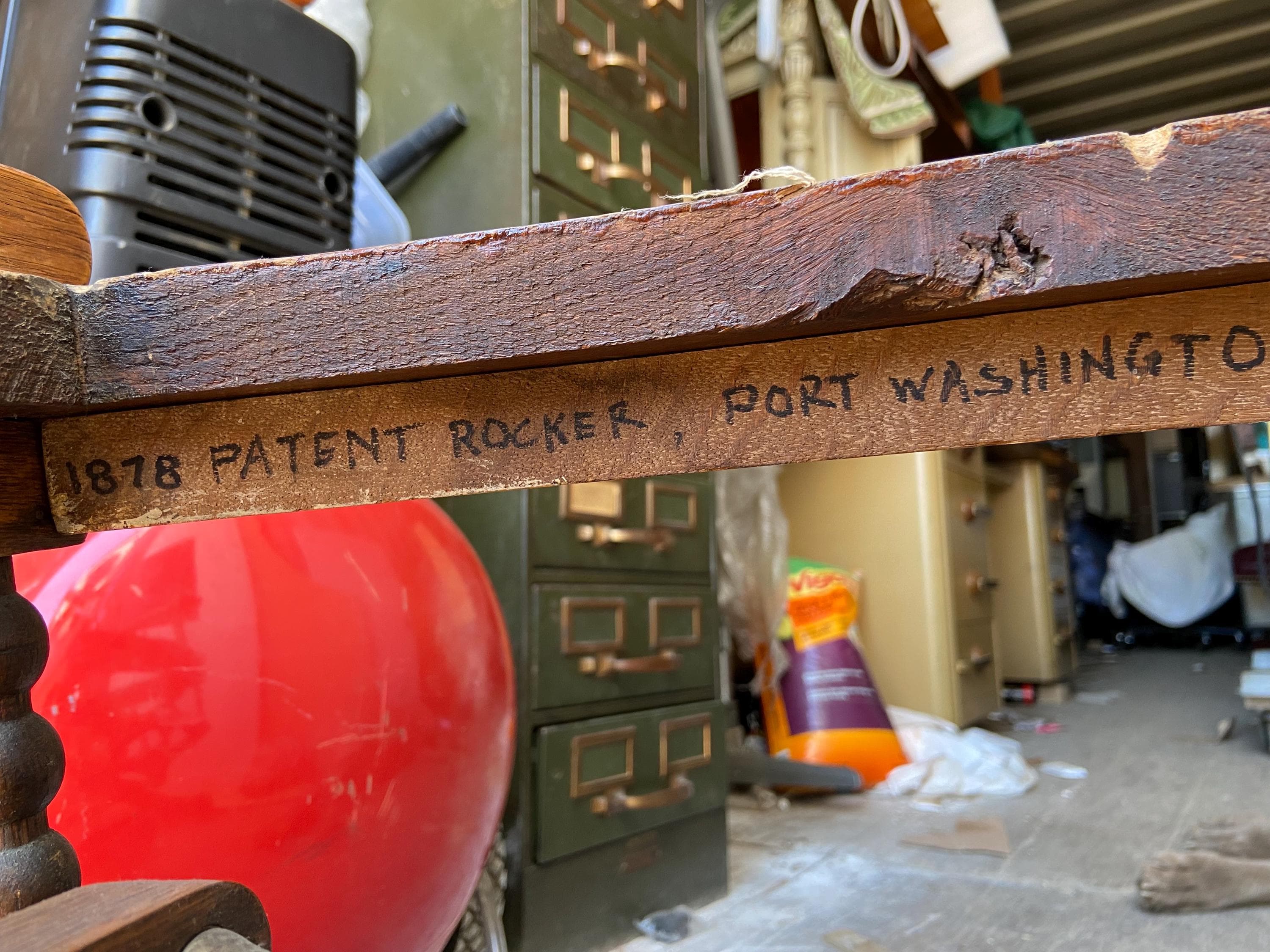 antique rocking chair - Thumbnail 10