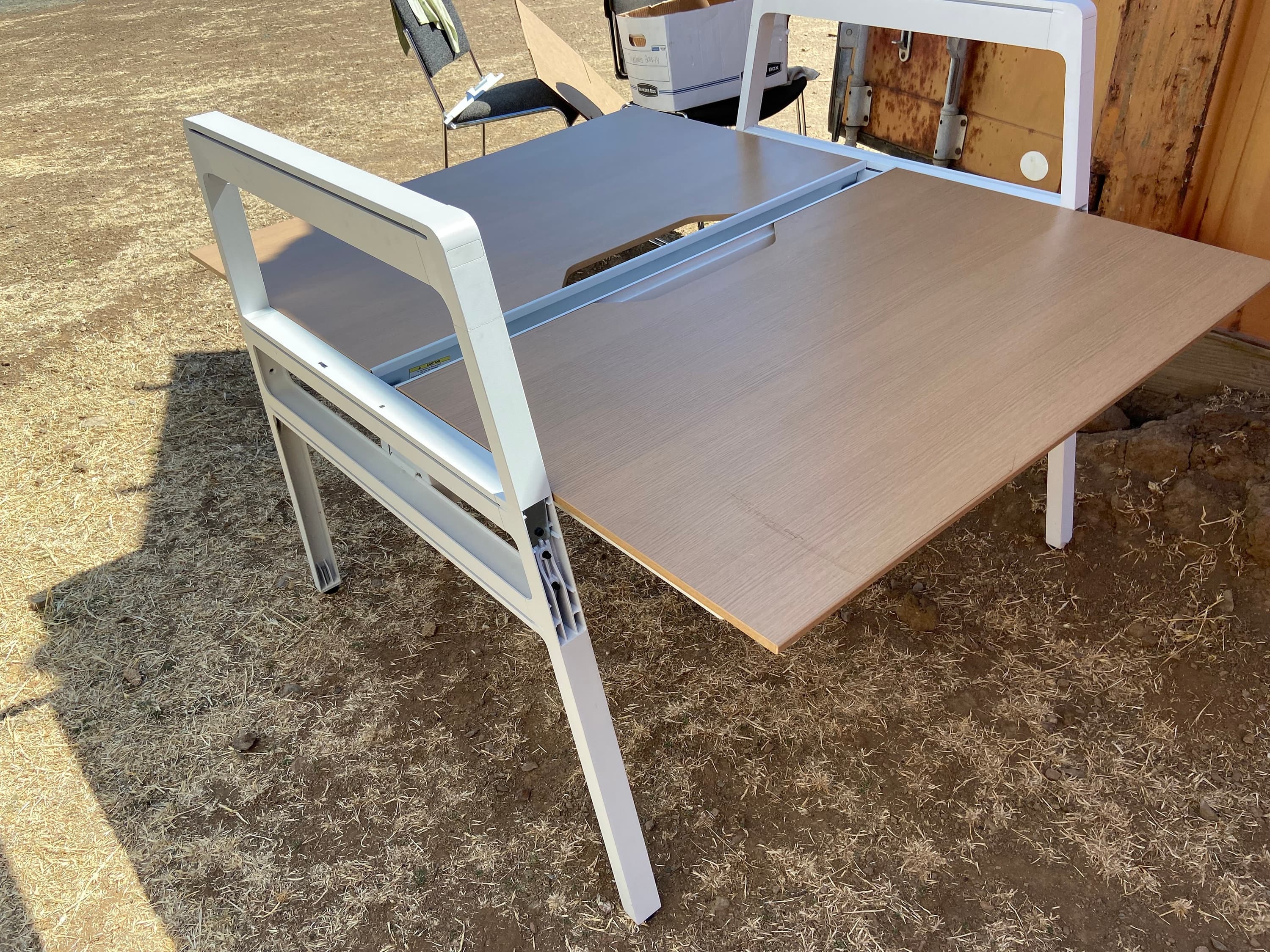 Steelcase turnstone Bivi sit standing two way for 6 office desks - Thumbnail 4