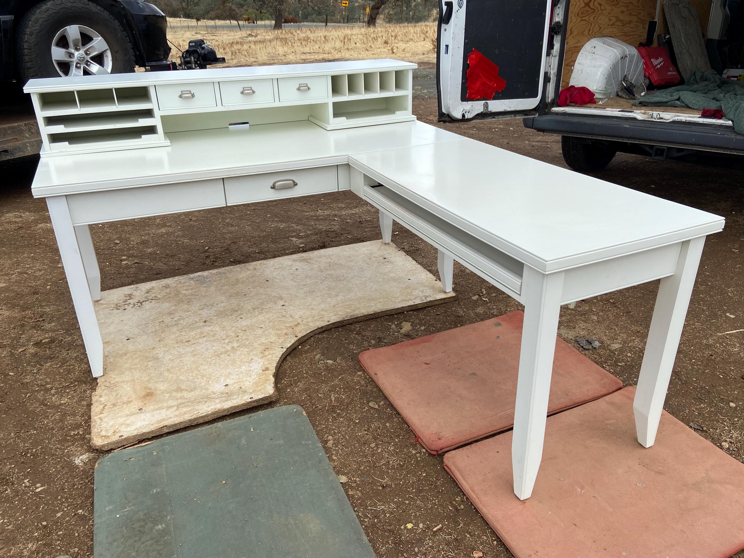 farmhouse L shape desk - Thumbnail 5