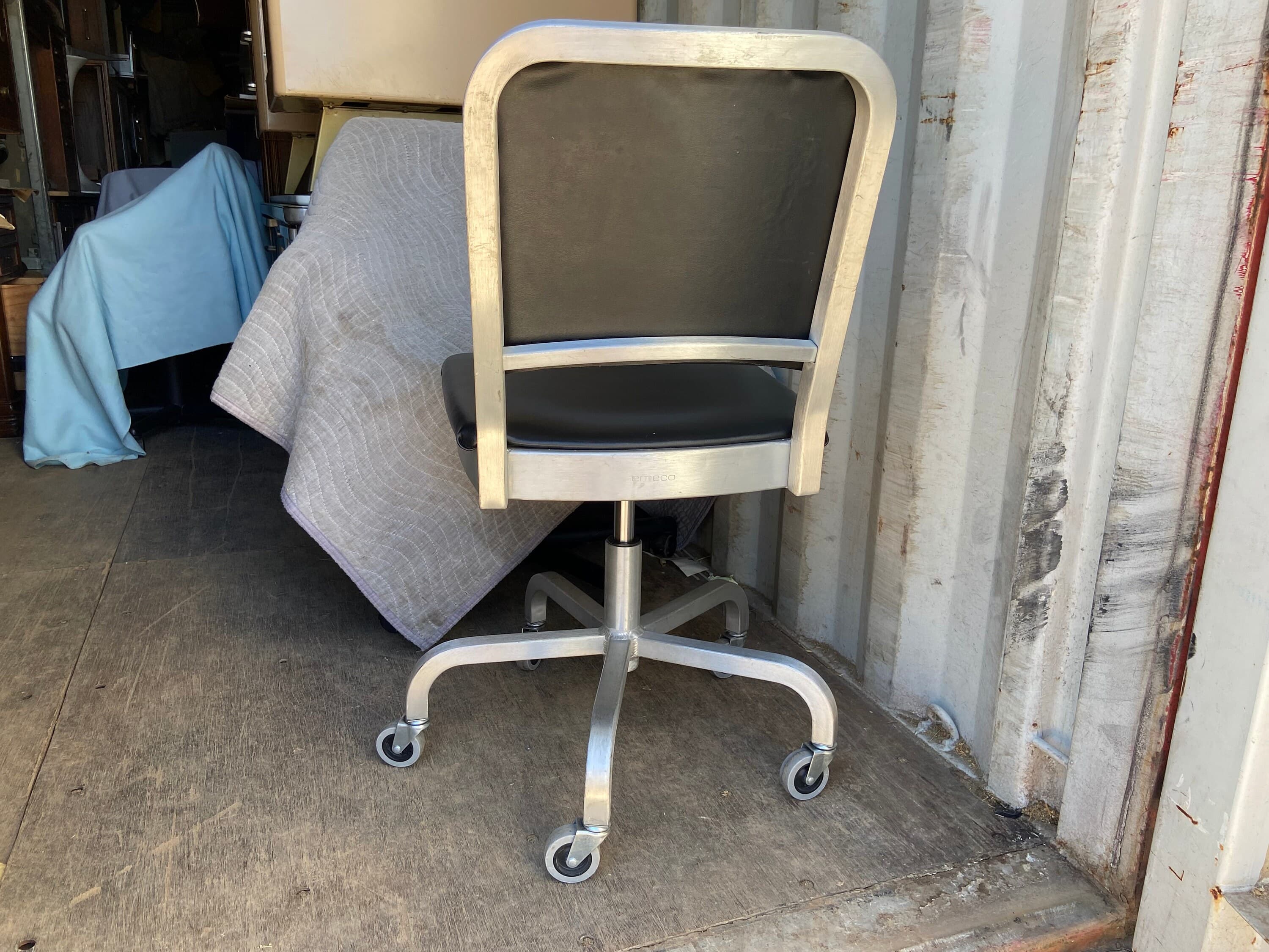 Emeco Navi swivel aluminum desk chair - Thumbnail 8