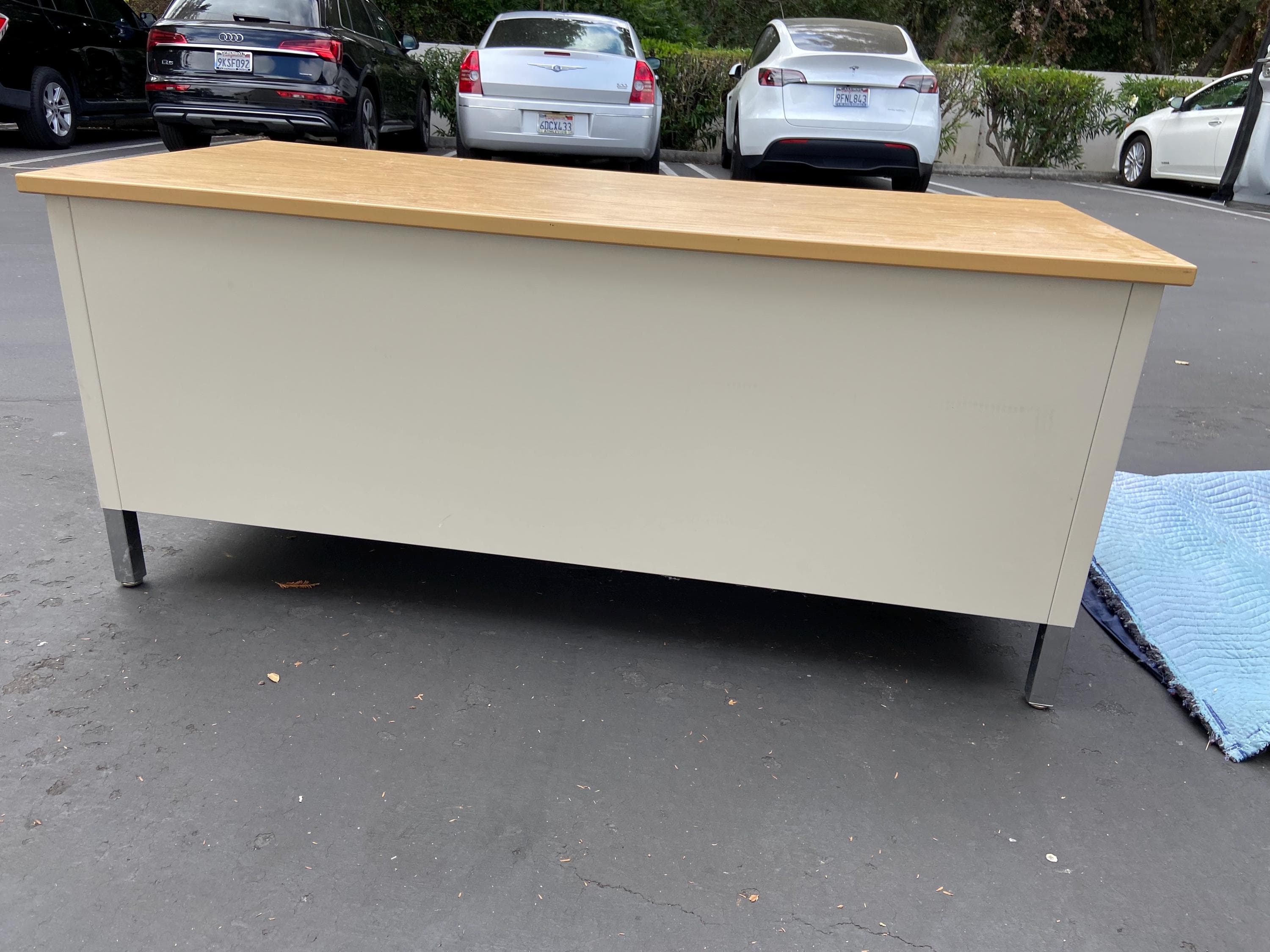 Pitney Bowes Mcm credenza Sideboard storage mailing cabinet - Thumbnail 5