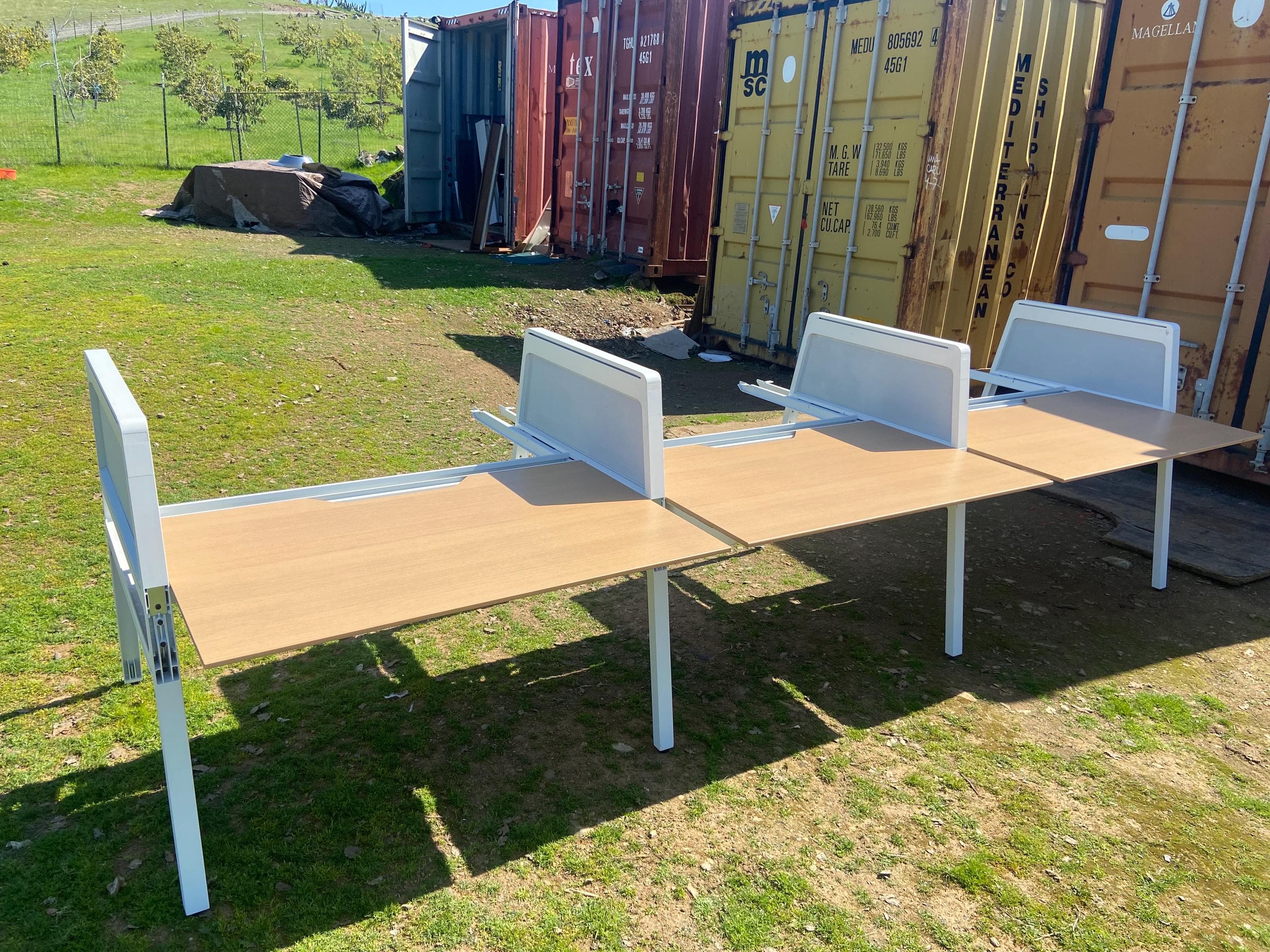 steelcase turnstone Bivi desk for 6 - Thumbnail 2