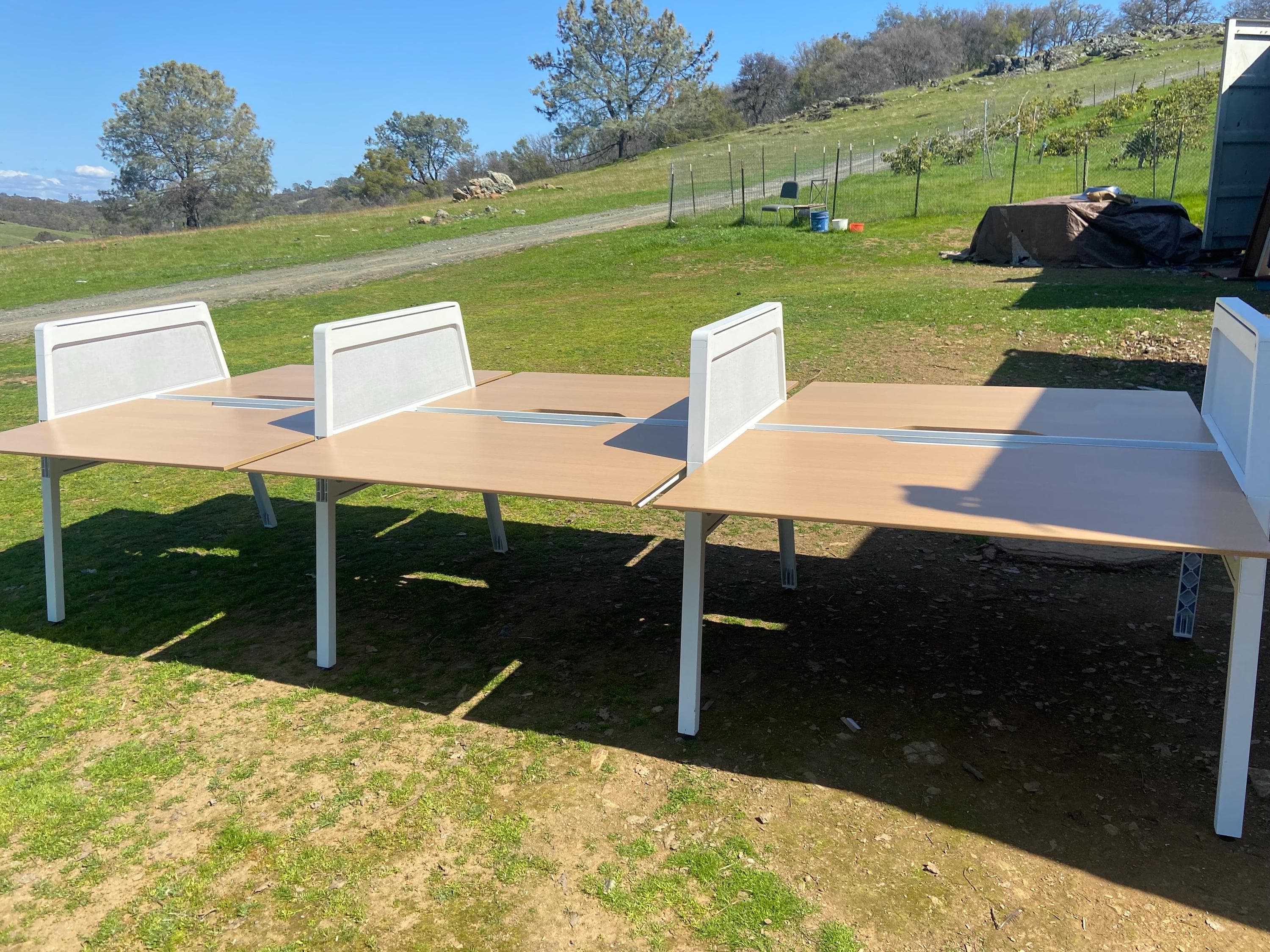 steelcase turnstone Bivi desk for 6 - Thumbnail 9