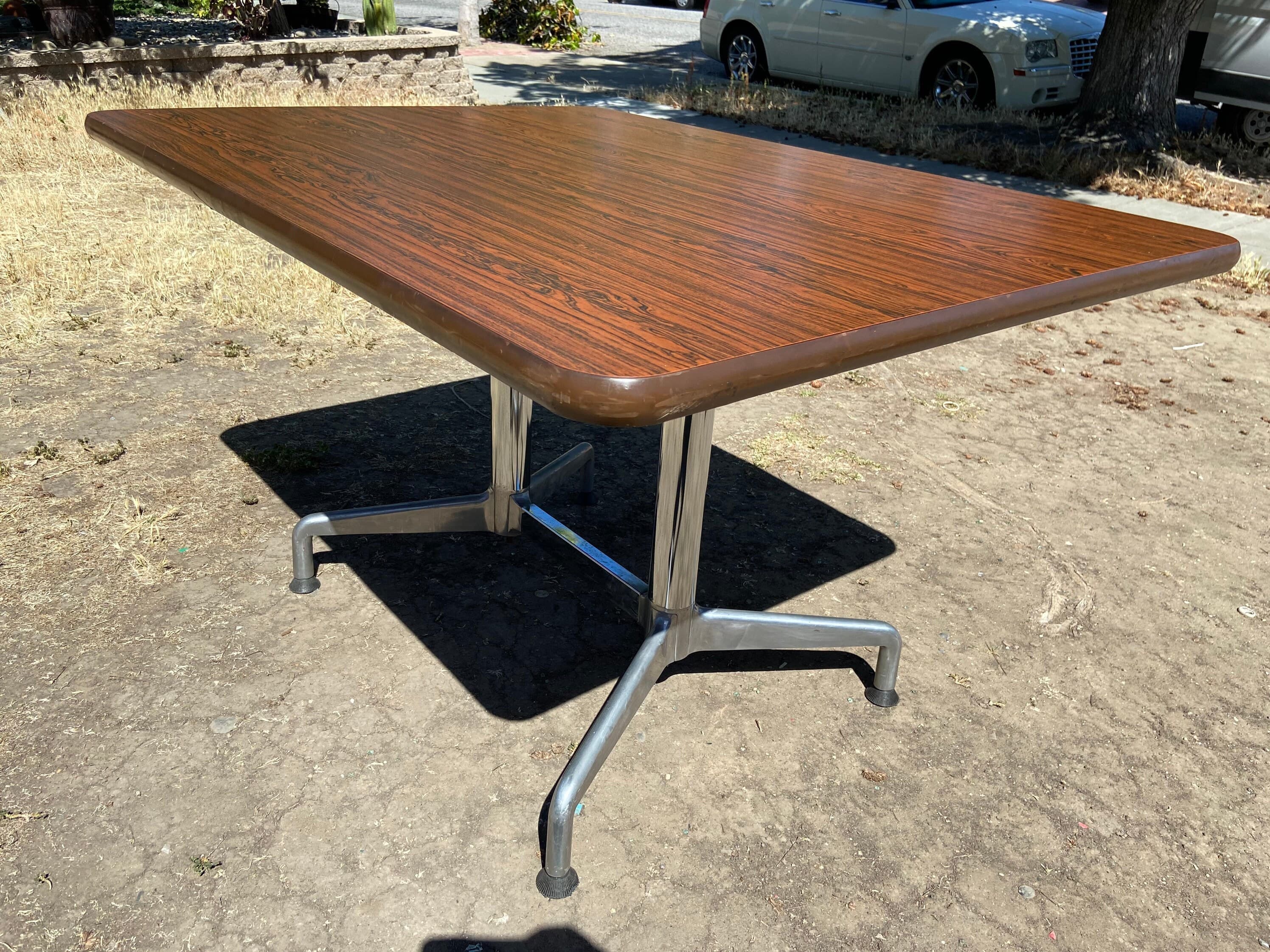 Herman Miller style vintage conference dining table - Thumbnail 6