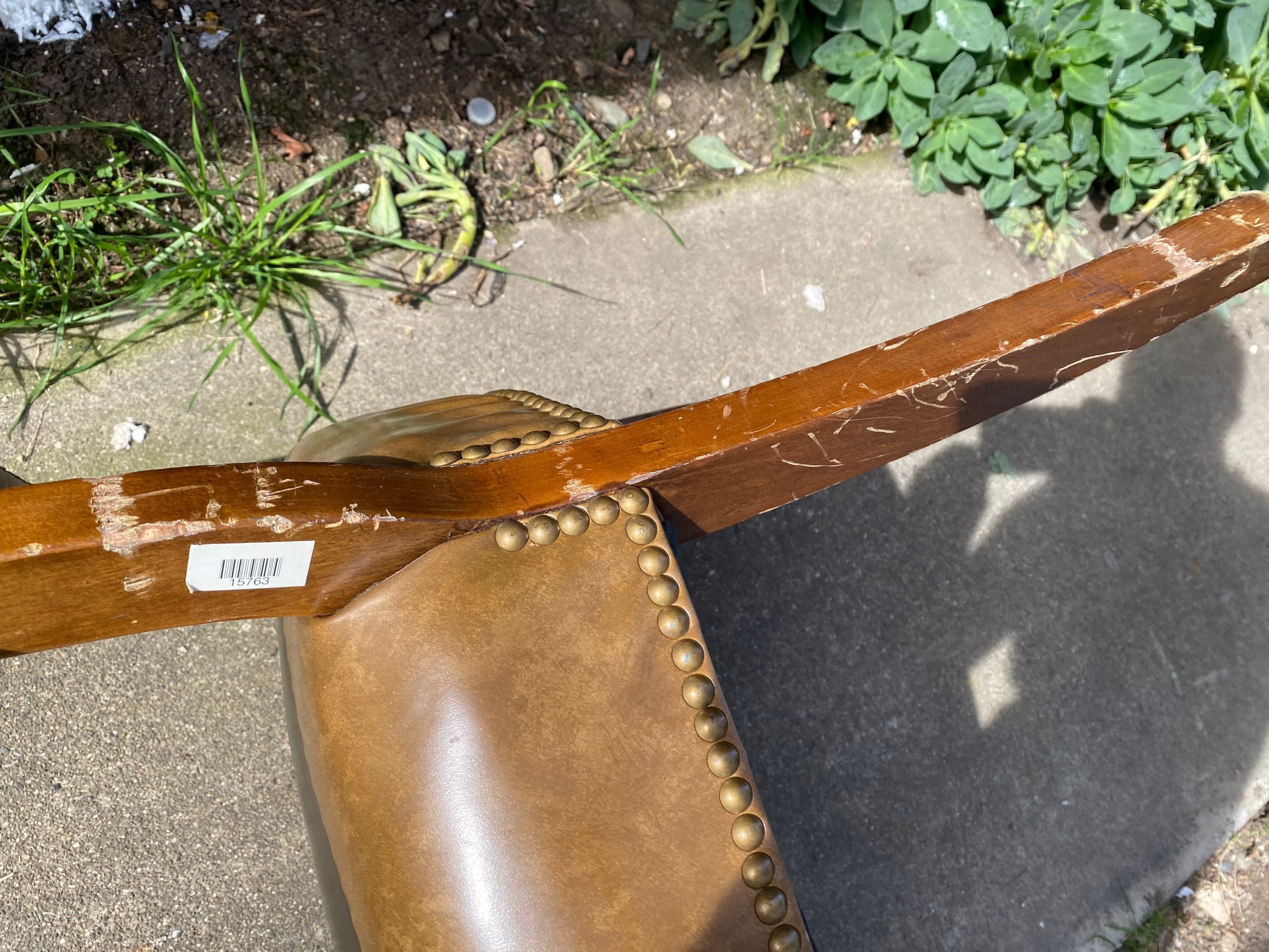 Vintage mid century modern antique accent side chair - Thumbnail 7