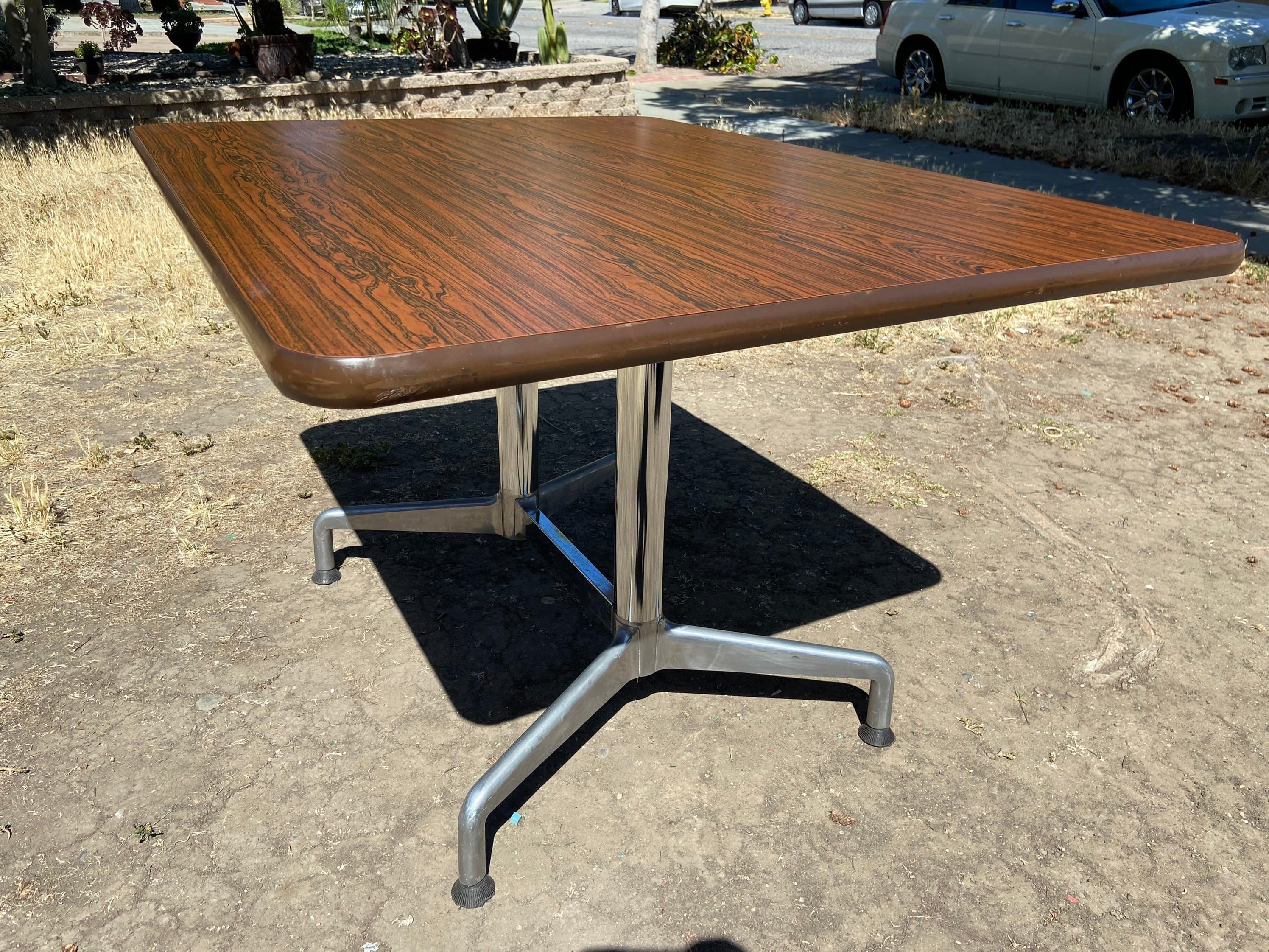 Herman Miller style vintage conference dining table - Thumbnail 9