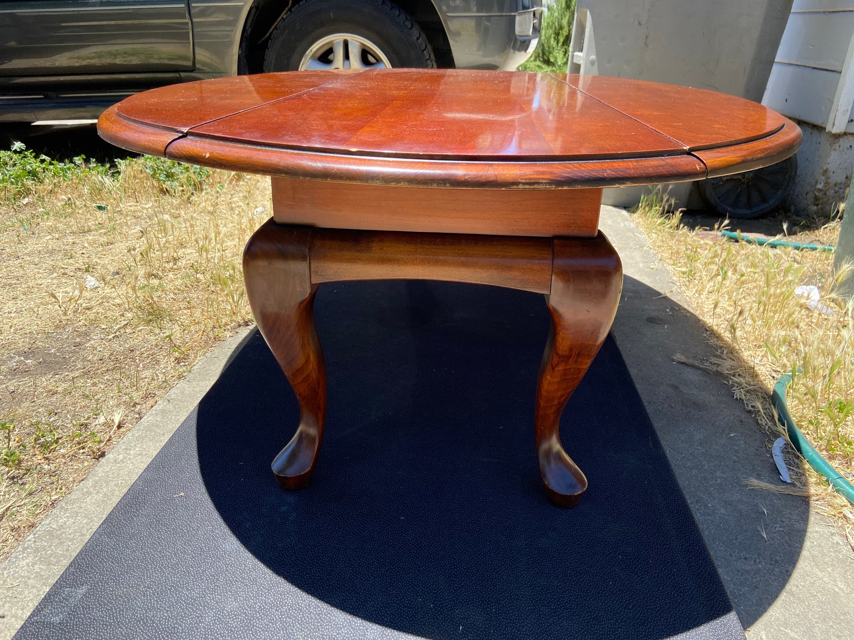 Vintage drop leaf coffee table - Thumbnail 2