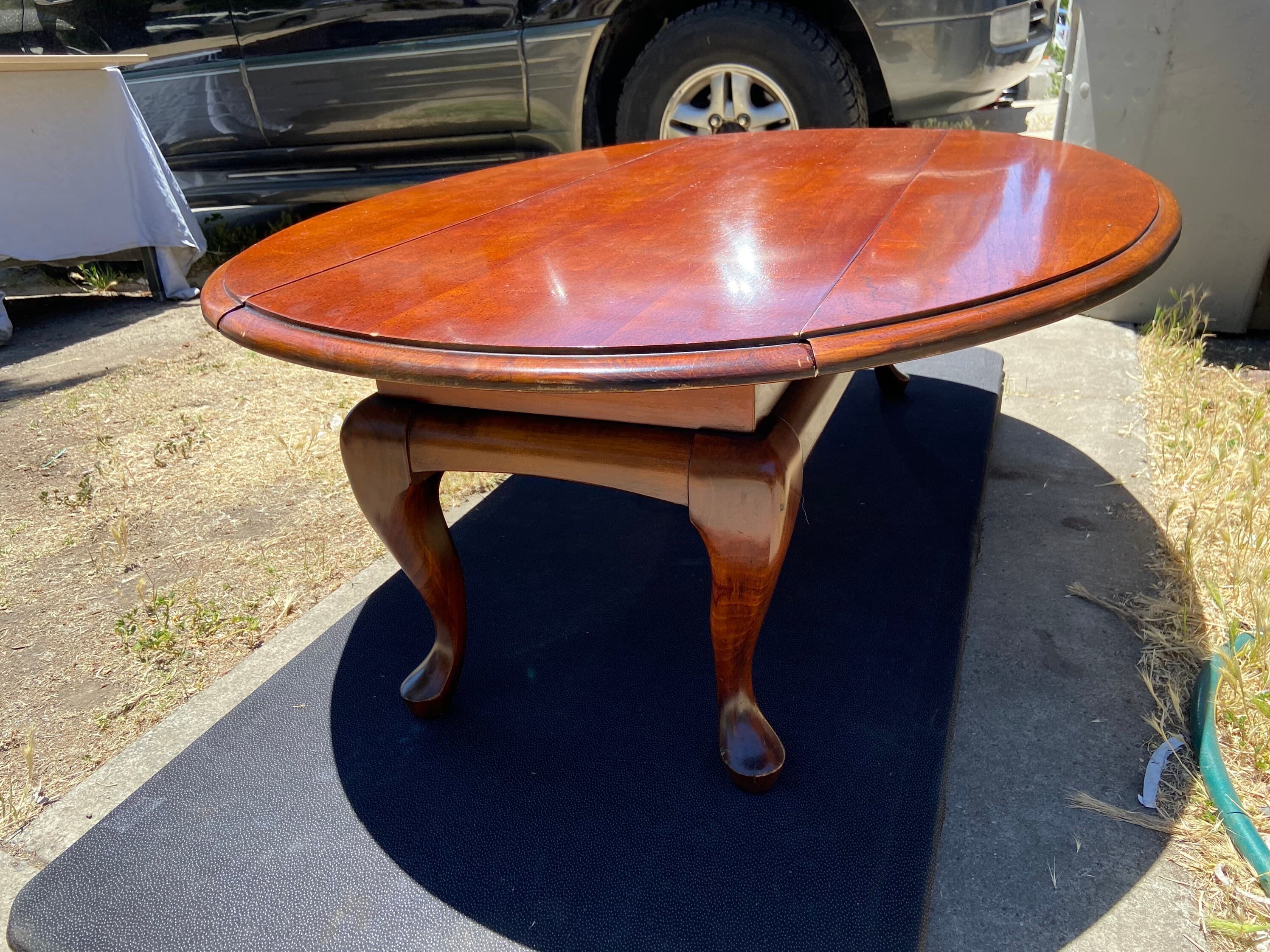 Vintage drop leaf coffee table - Thumbnail 7