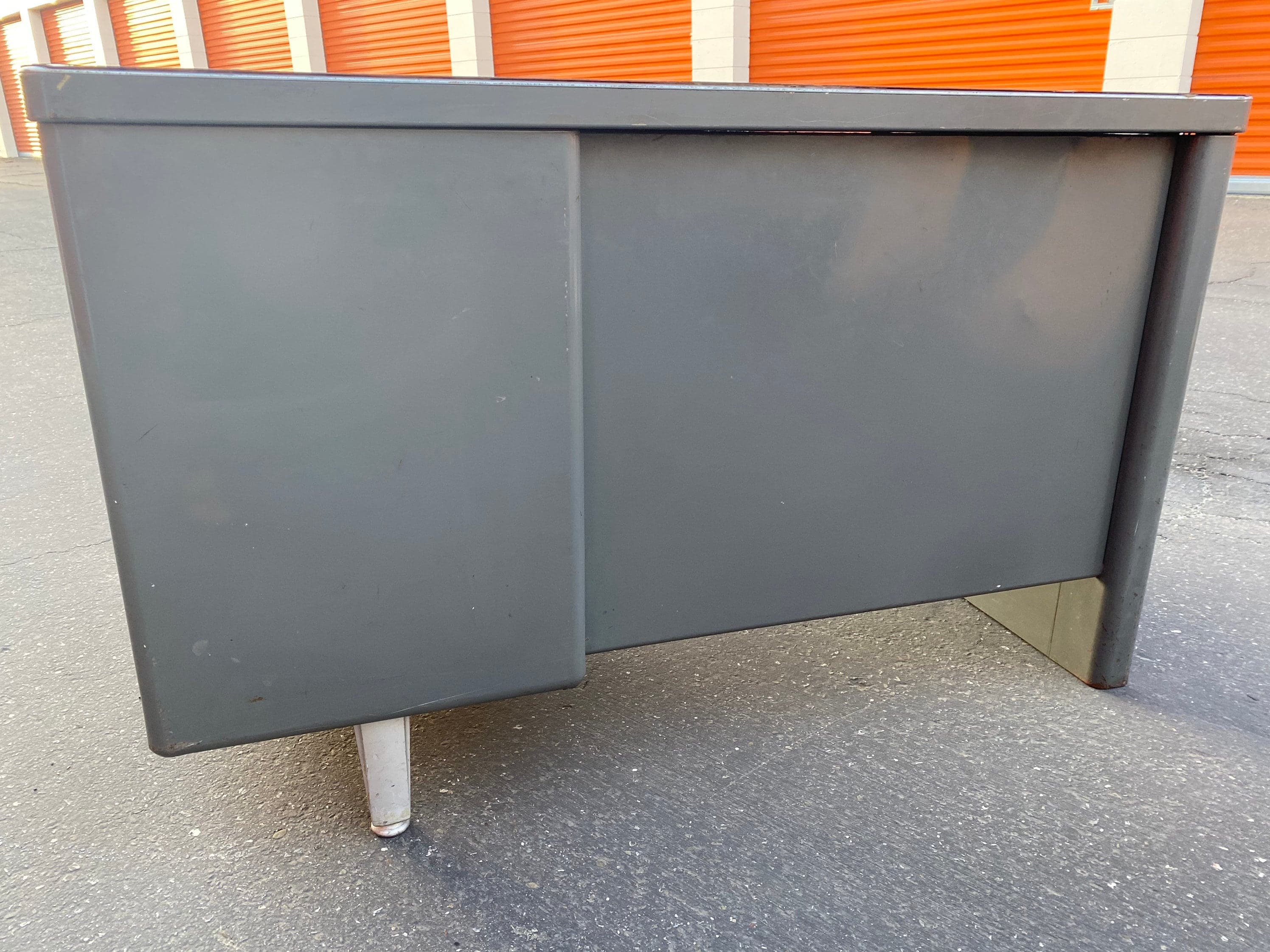 General fireproofing company vintage metal tanker desk - Thumbnail 4