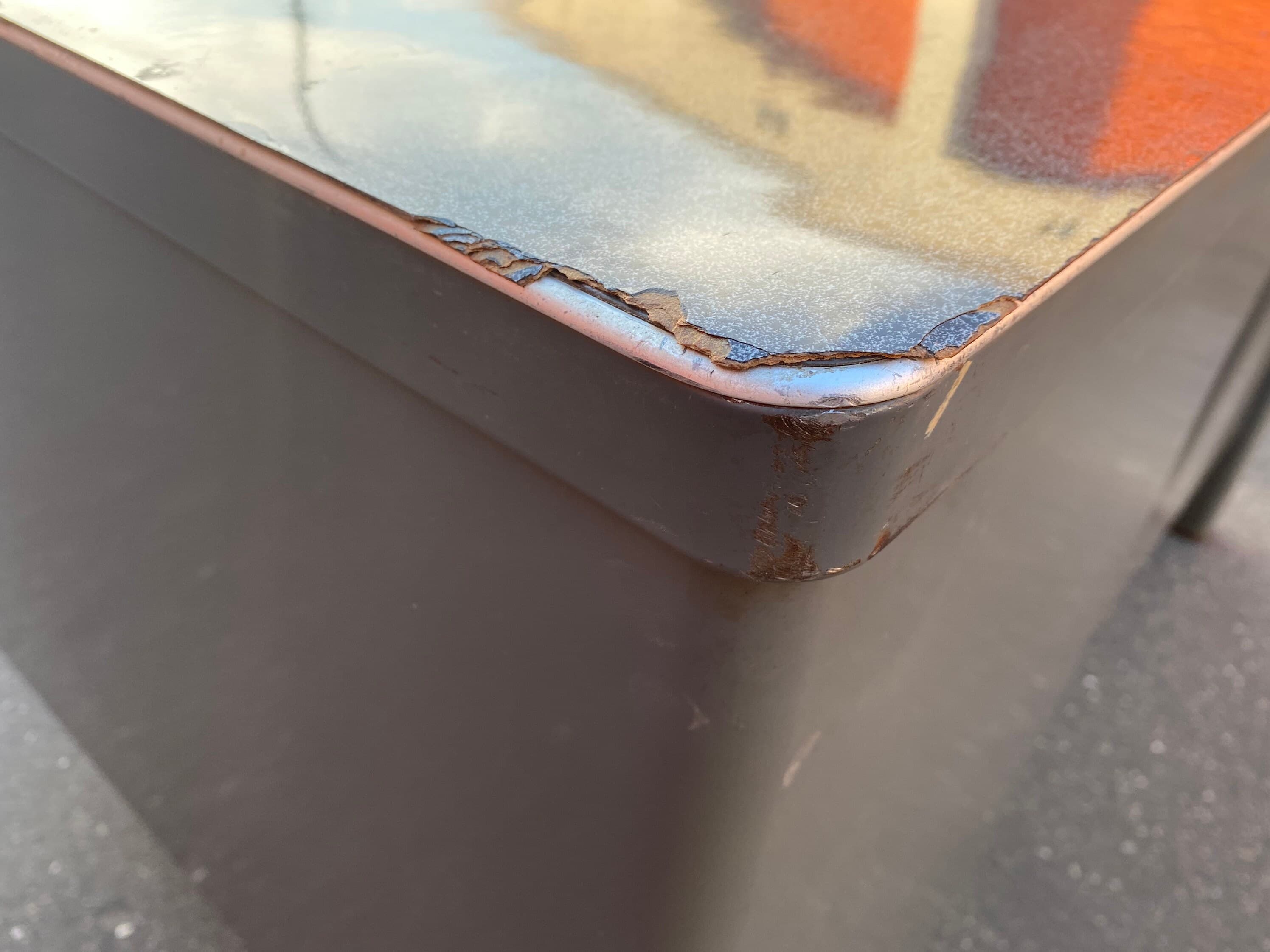 General fireproofing company vintage metal tanker desk - Thumbnail 8