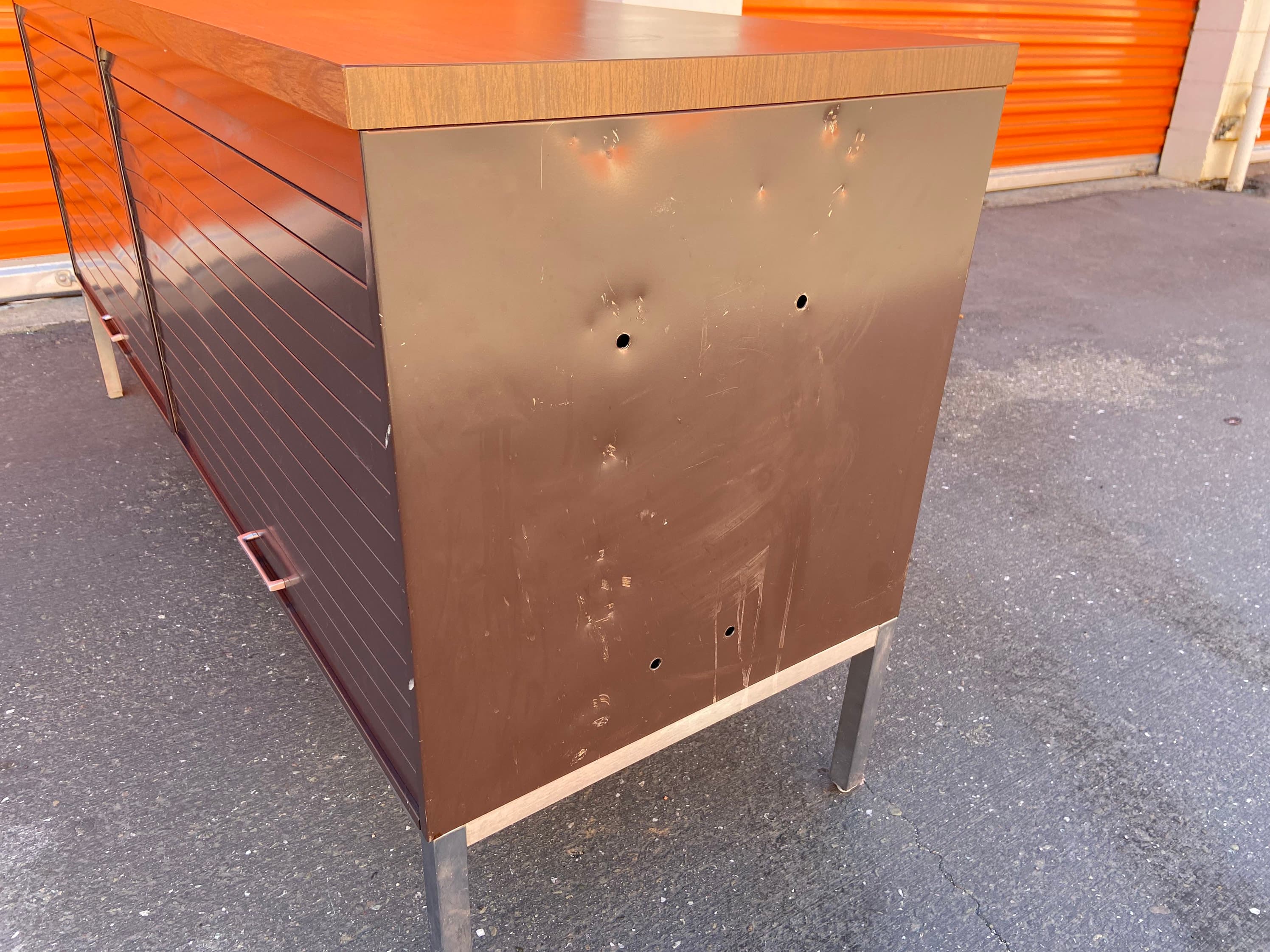 Steelcase vintage mid century modern credenza sideboard - Thumbnail 6