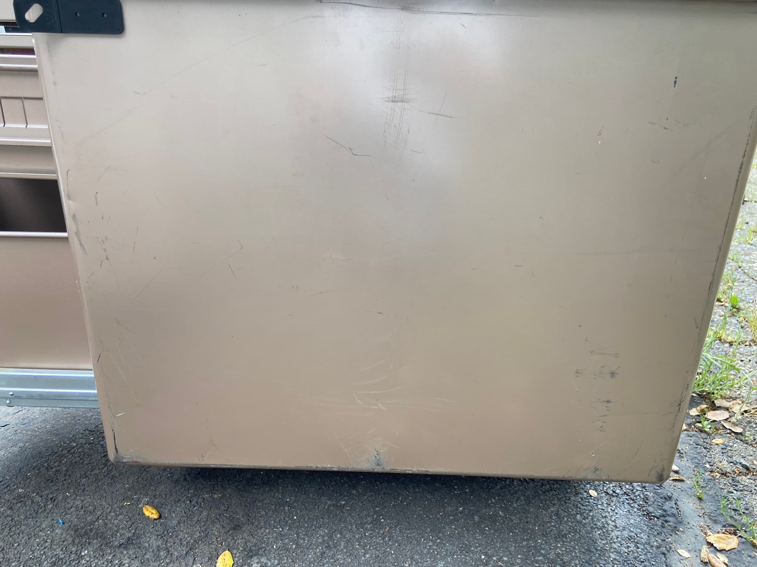 Steelcase vintage mid century modern L shape desk with return - Thumbnail 7