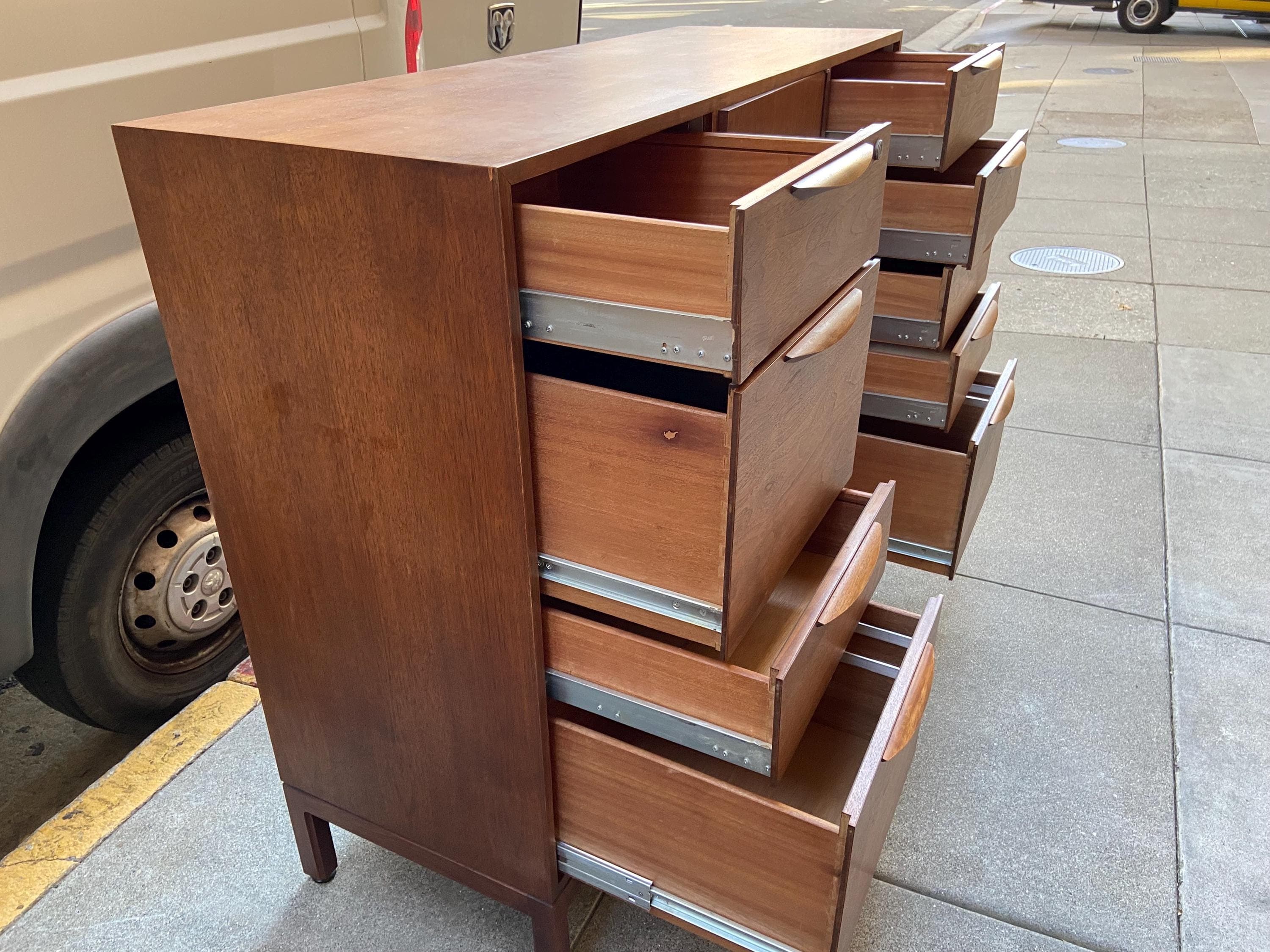 jens risom vintage mid century modern credenza sideboard buffet - Thumbnail 4