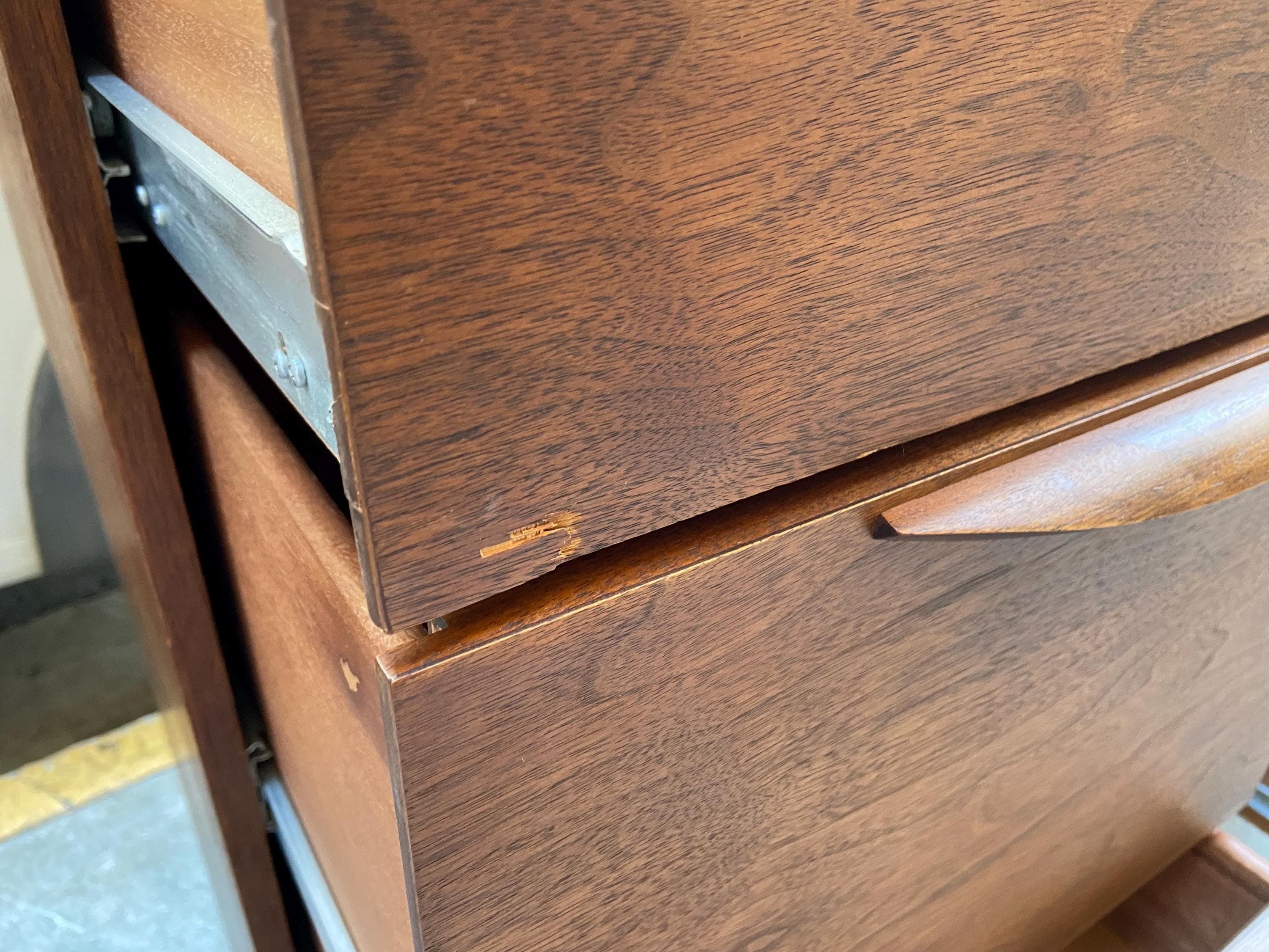 jens risom vintage mid century modern credenza sideboard buffet - Thumbnail 5